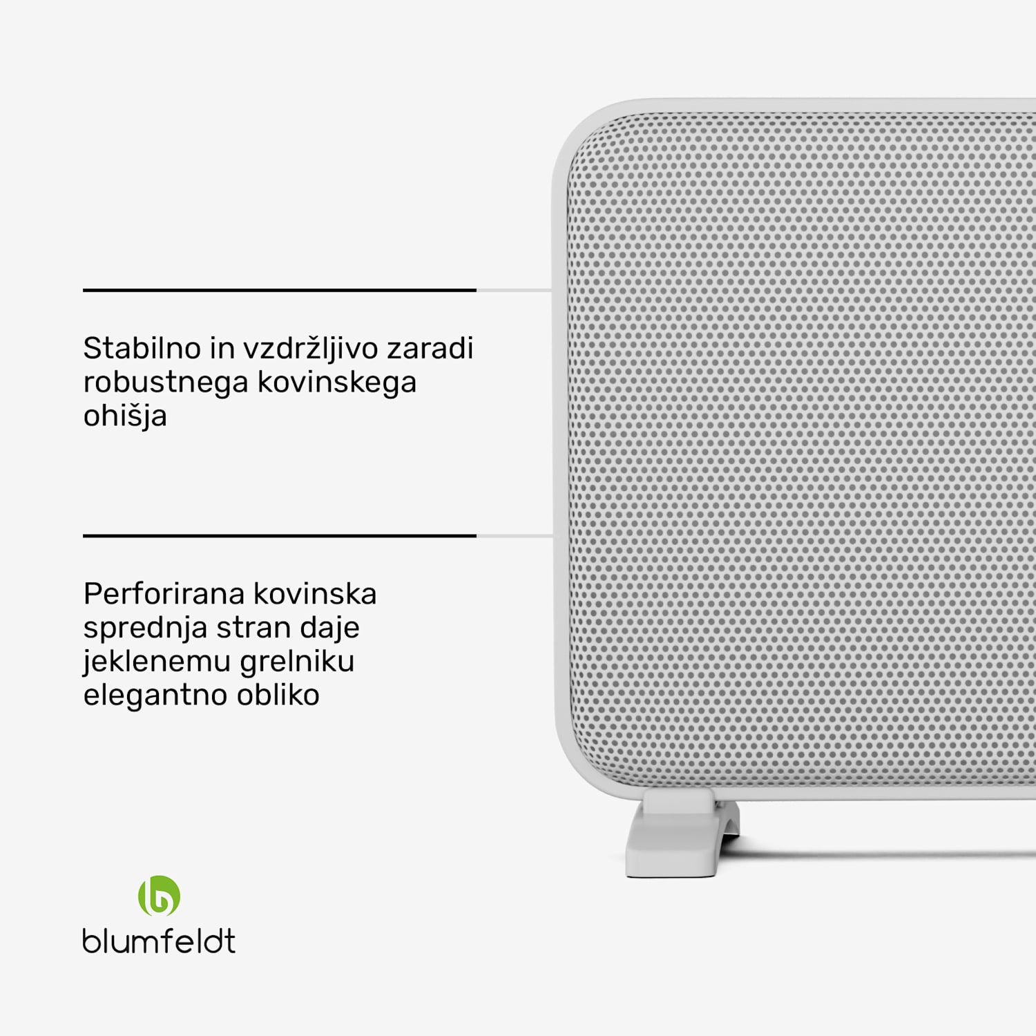 Infrardeči grelnik SwiftWave, 2000 W, do 20 m², aplikacija za upravljanje na dotik, grafen 