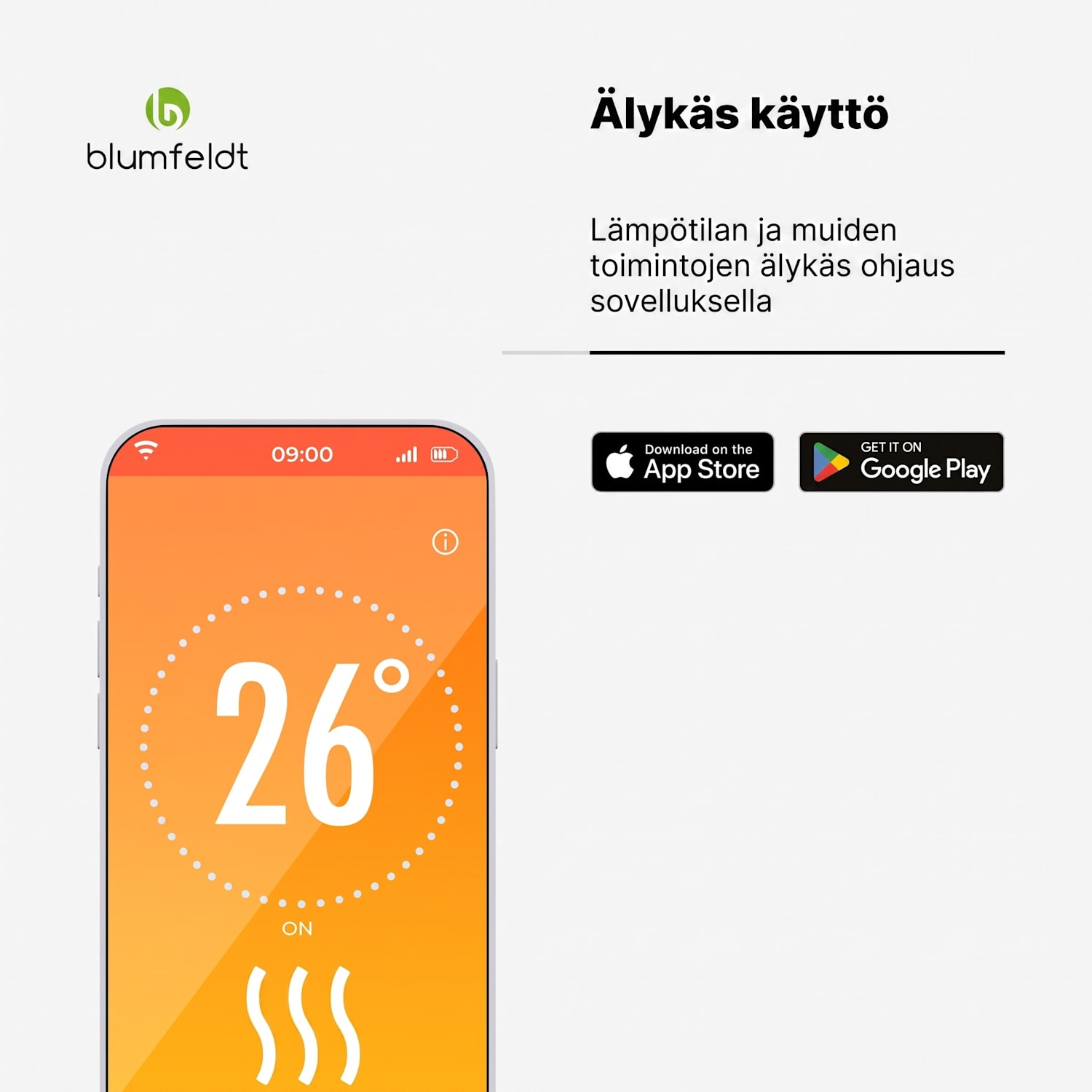 SwiftWave-infrapunalämmitin | 2000 W | jopa 20 m² | app touch control | grafeeni 