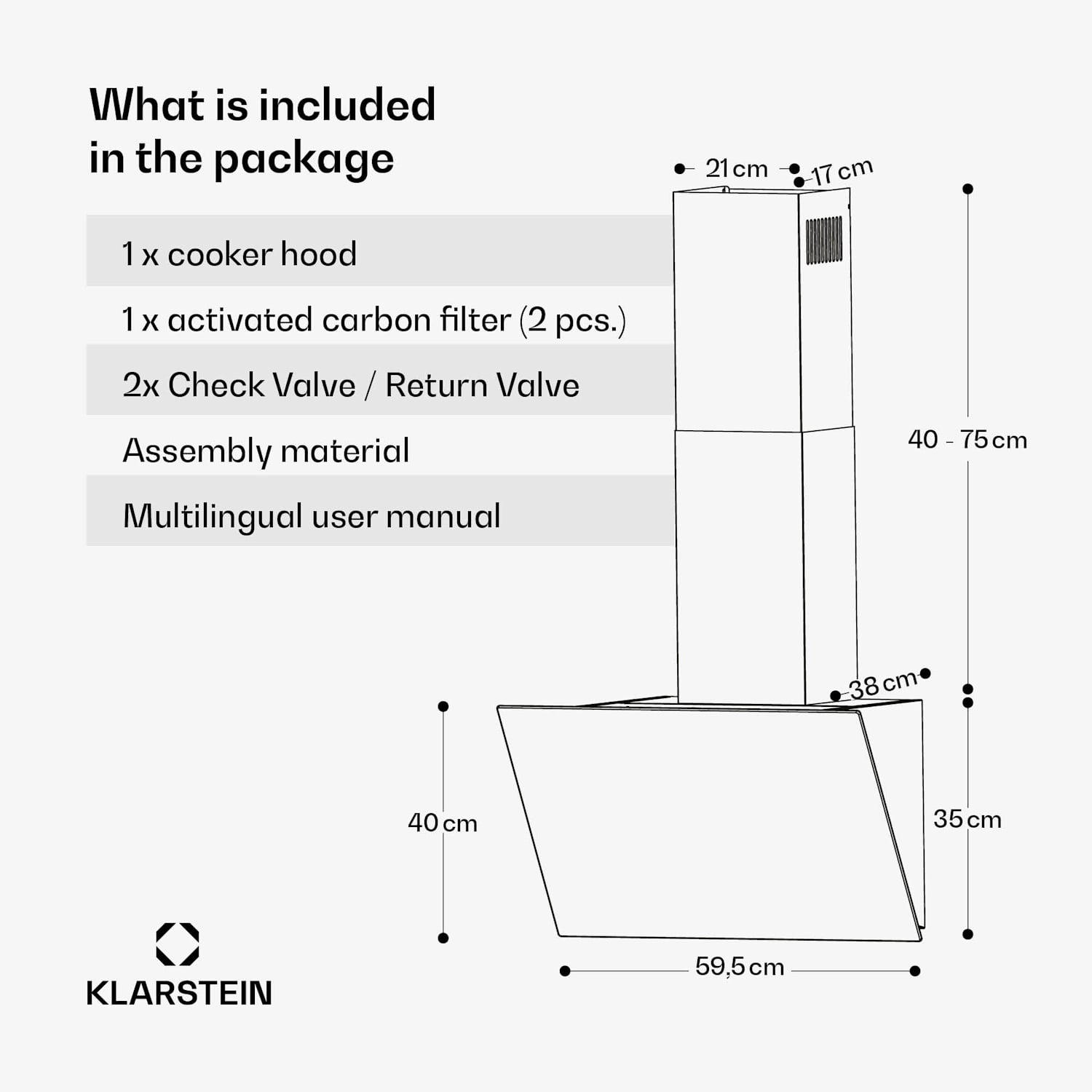 FlashLine 60 afzuigkap | A++ | 524 m³/h | 3 standen | touch | afvoer/circulatie | 100 W 60 cm | Zwart | Koper Metallic