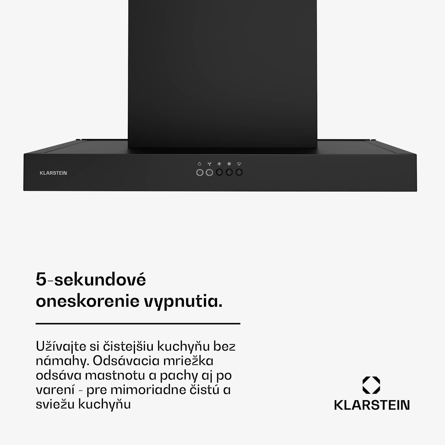 AeroClean digestor, 649,9 m³/h, 4 úrovne, EEK A++, odsávanie/recirkulácia vzduchu 60 cm | Čierna