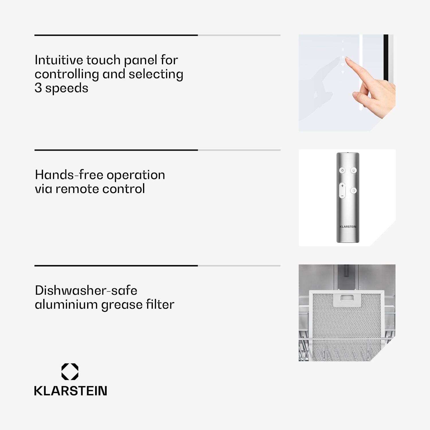 LuxeAir-liesituuletin | 90 cm | WLAN + Bluetooth | LED | 751 m³/h | poistoilma/kiertoilma | energiatehokkuusluokka: A 