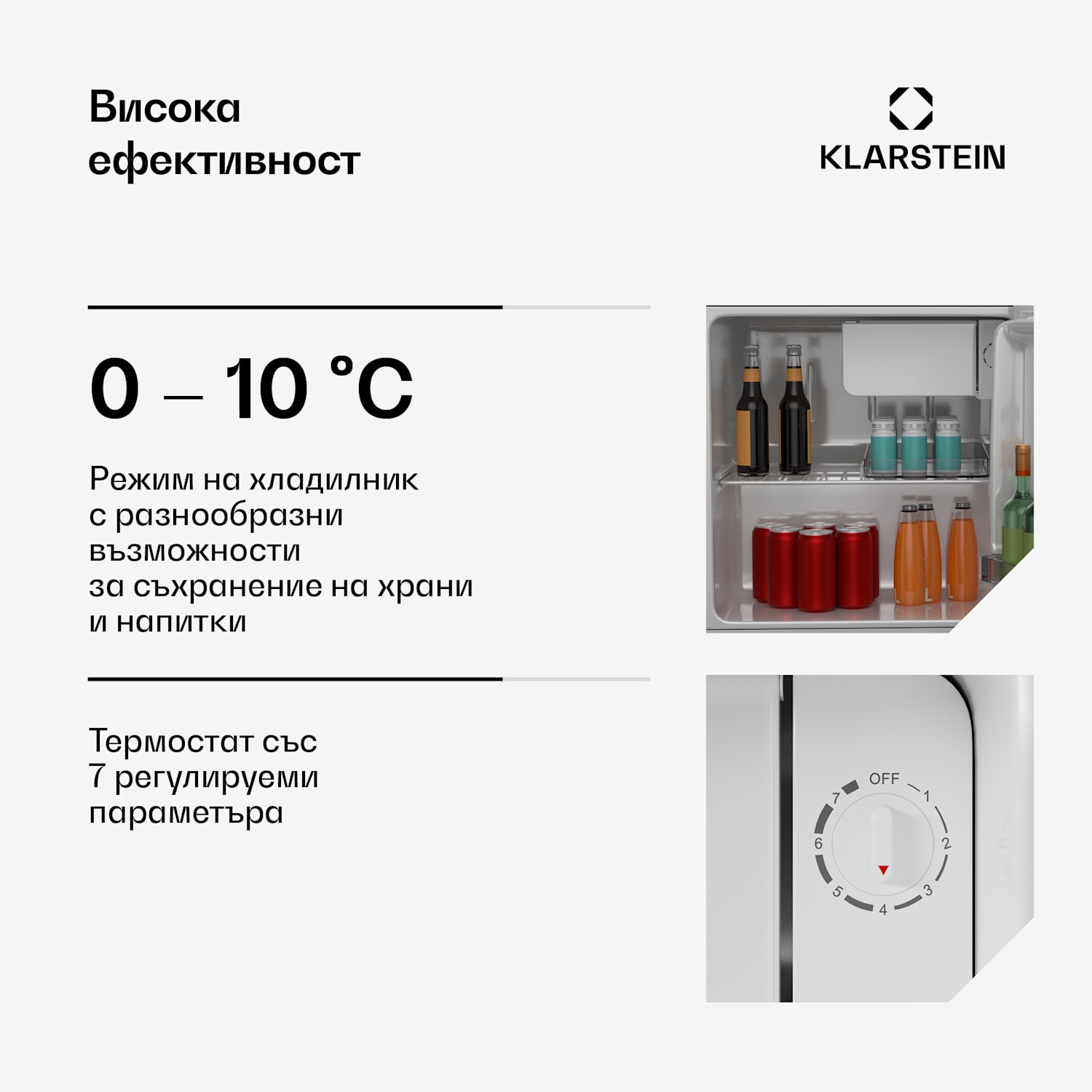 Хладилник Irene Mini, Ретро, 46 л, 37 dB тиха работа, EEK D, 0-10 °C Бял