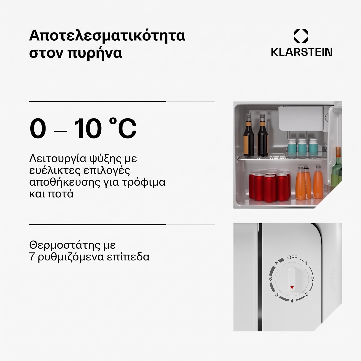 Irene 47,4cm 46L Mini Ψυγείο Λευκό Bela