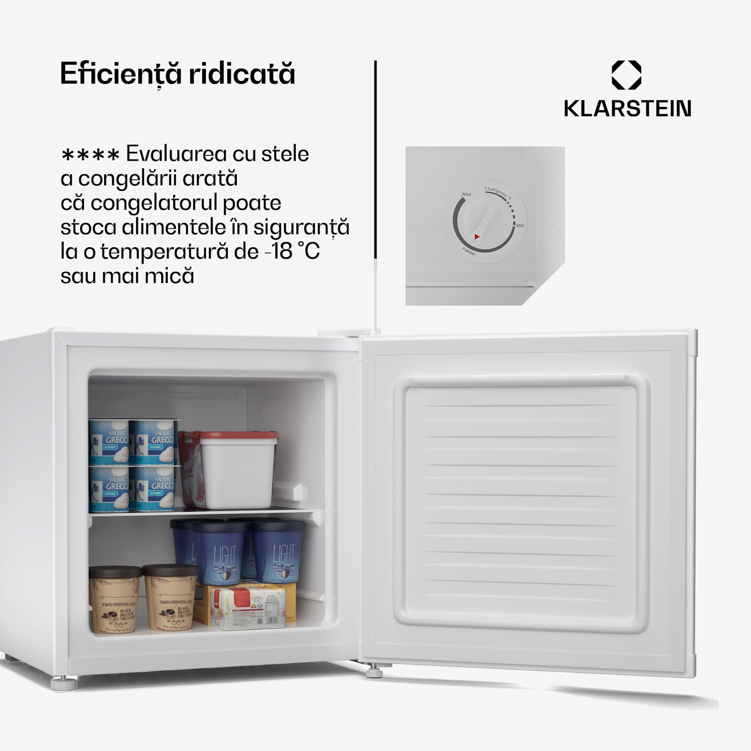 Irene frigider și congelator, compact, congelator și frigider într-unul singur, economic 