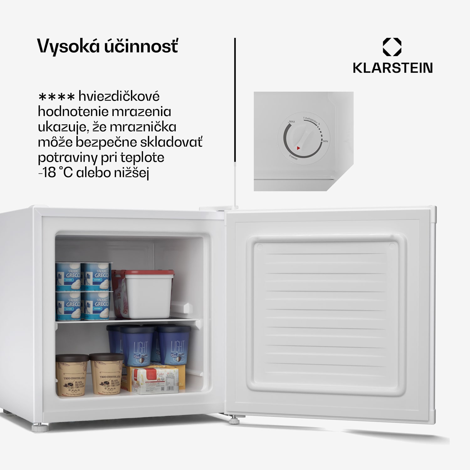 Irene chladnička a mraznička, kompaktná, mraznička a chladnička v jednom, úsporná Klasické | Biela