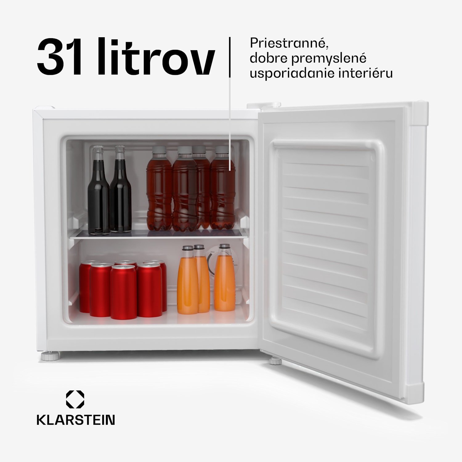 Irene chladnička a mraznička, kompaktná, mraznička a chladnička v jednom, úsporná Klasické | Biela