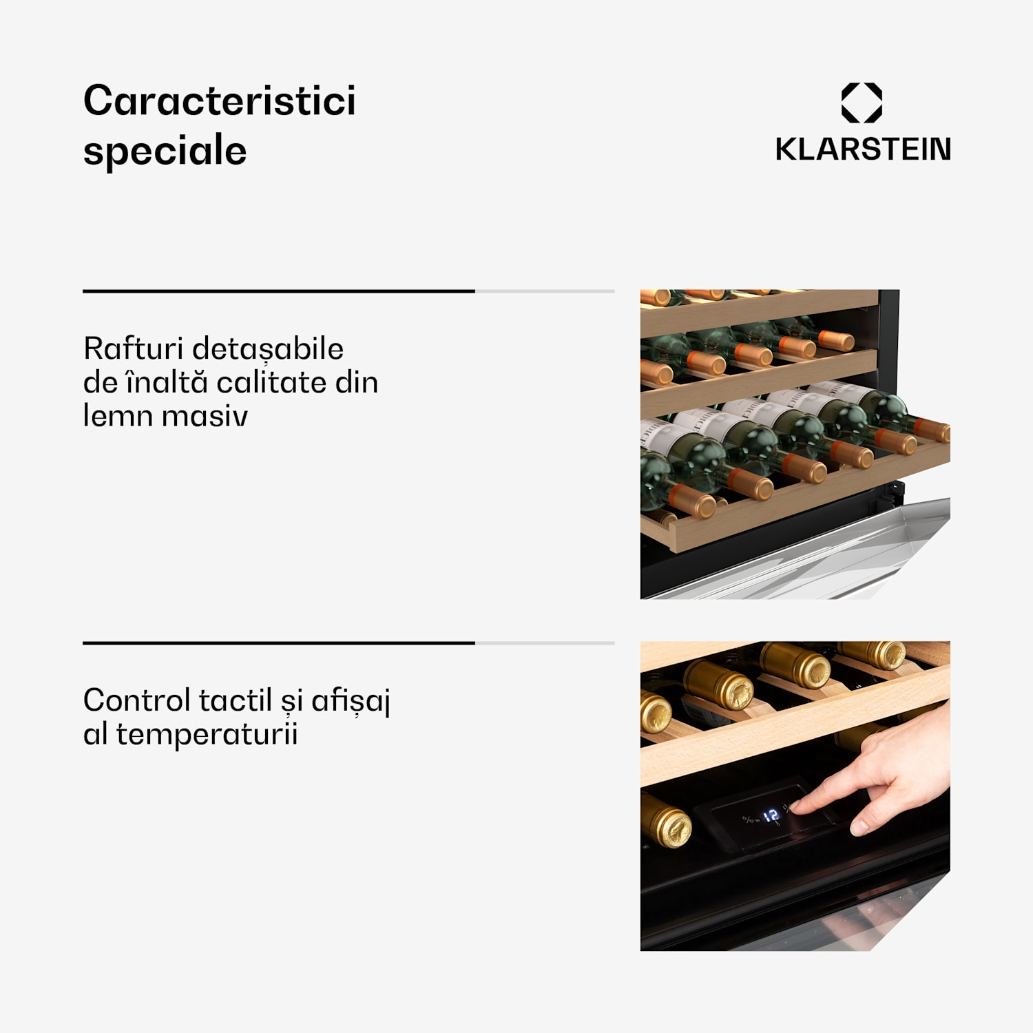 Vinsider 24 vinoteca| încorporabilă, capacitate de 24 de sticle 