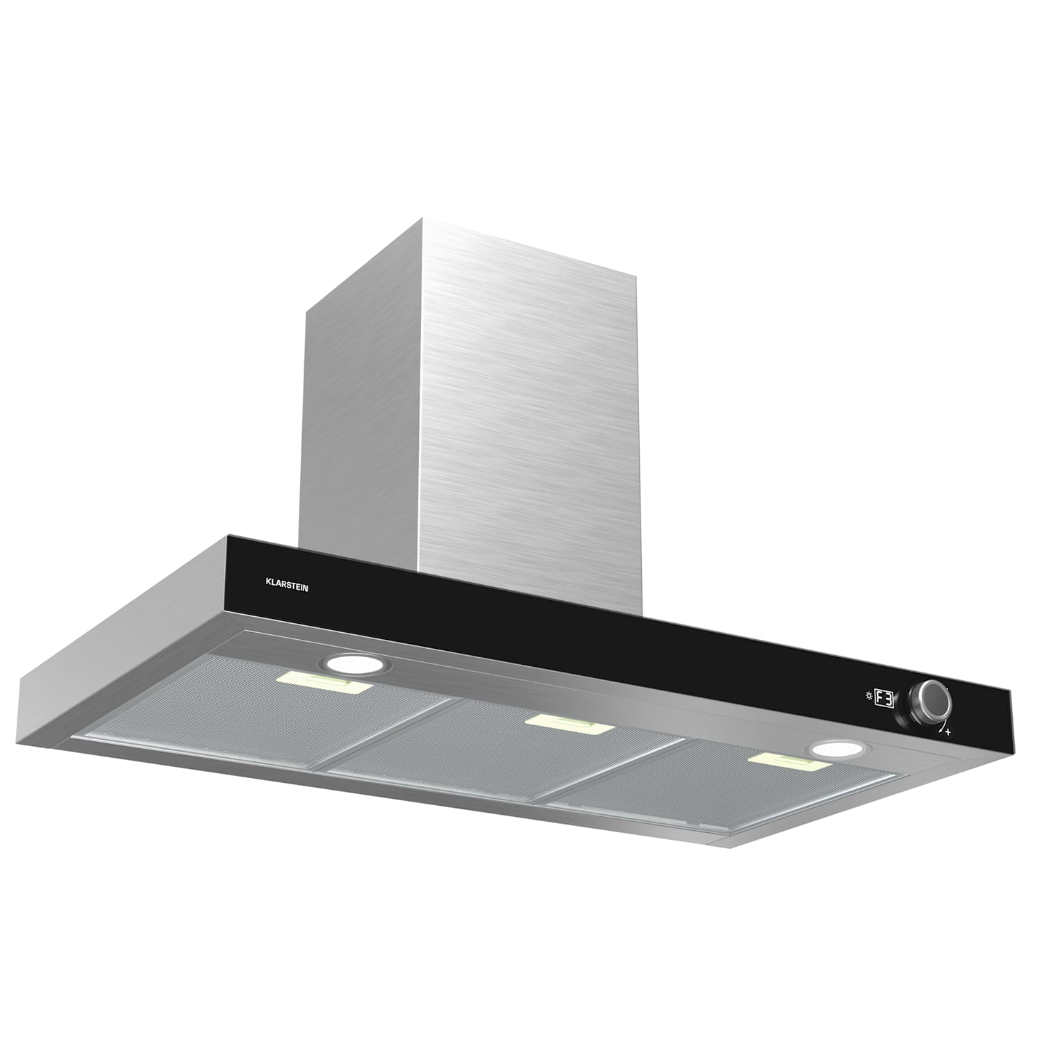 AirNova extractor hood | recirculation and exhaust air | energy efficiency A++ | 110 W | 620 m³/h 90 cm