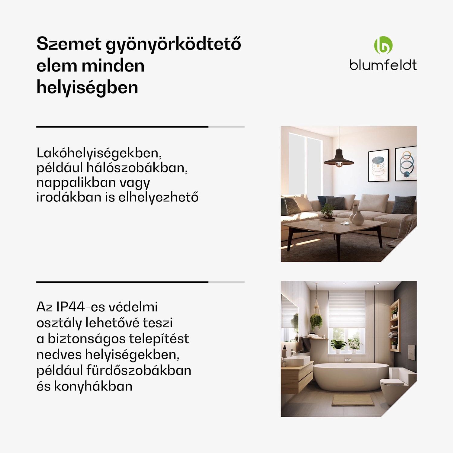 ThermaTouch konvektor, 2 000 W, elegáns kialakítás, érintéses vezérlés, 20 m²-ig Világosszürke