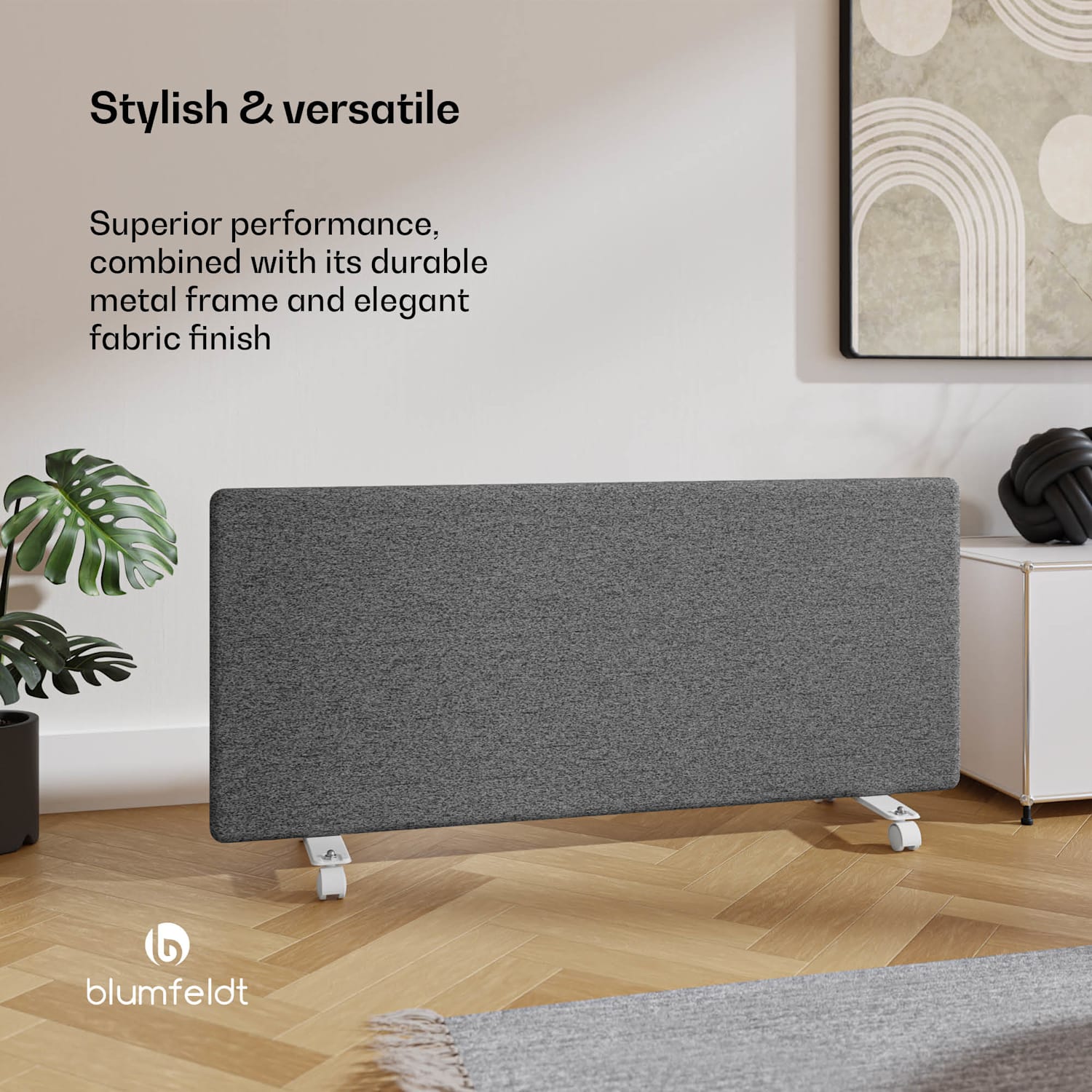 Convetor ThermaTouch | 2.000 W | design elegante | controlo touch | até 20 m² Cinzento Claro