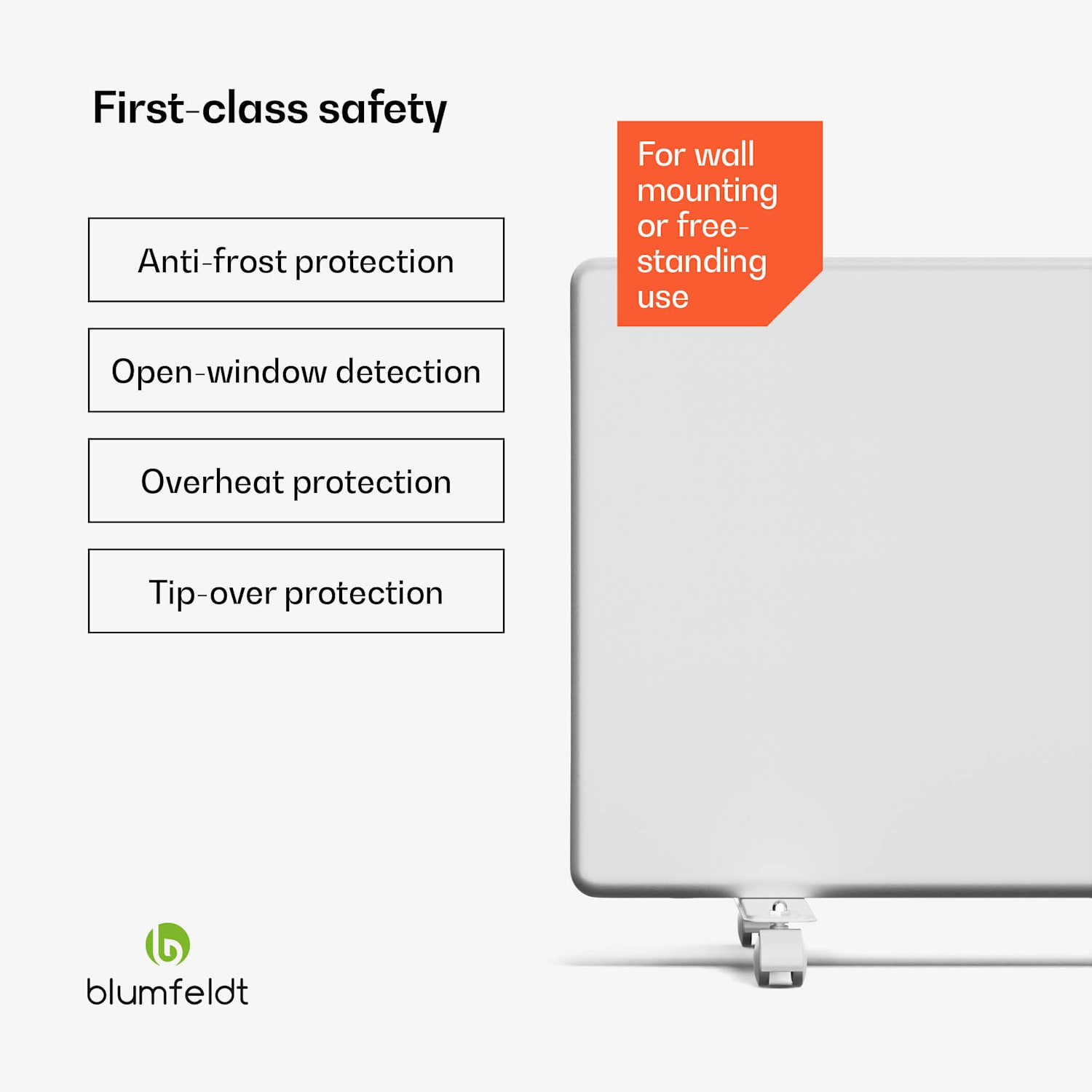 Convetor ThermaTouch | 2.000 W | design elegante | controlo touch | até 20 m² Branco