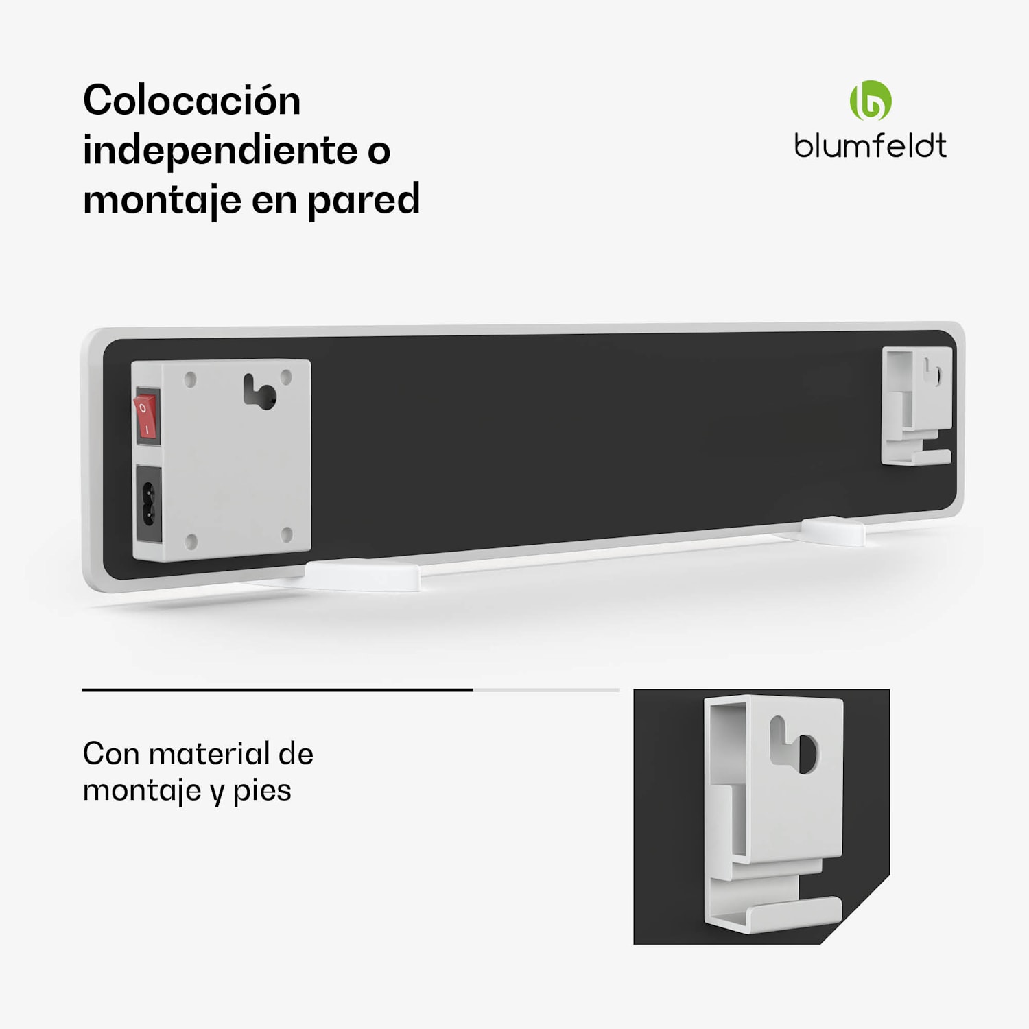 Secador mural infrarrojo DryWave | 50 - 150 W | seca pintura y yeso | posibilidad de montaje en pared 3 Paneles