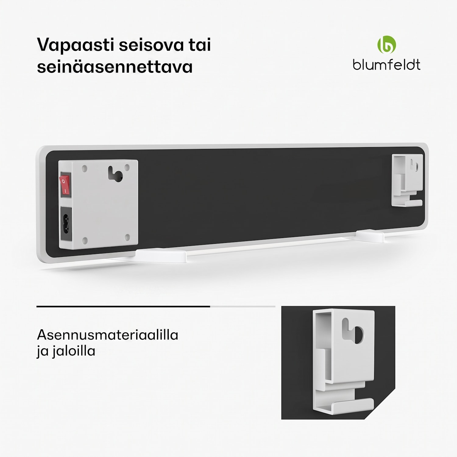 DryWave infrapunaseinäkuivain | 50–150 W | kuivattaa maalia ja rappausta | seinäasennus mahdollinen 