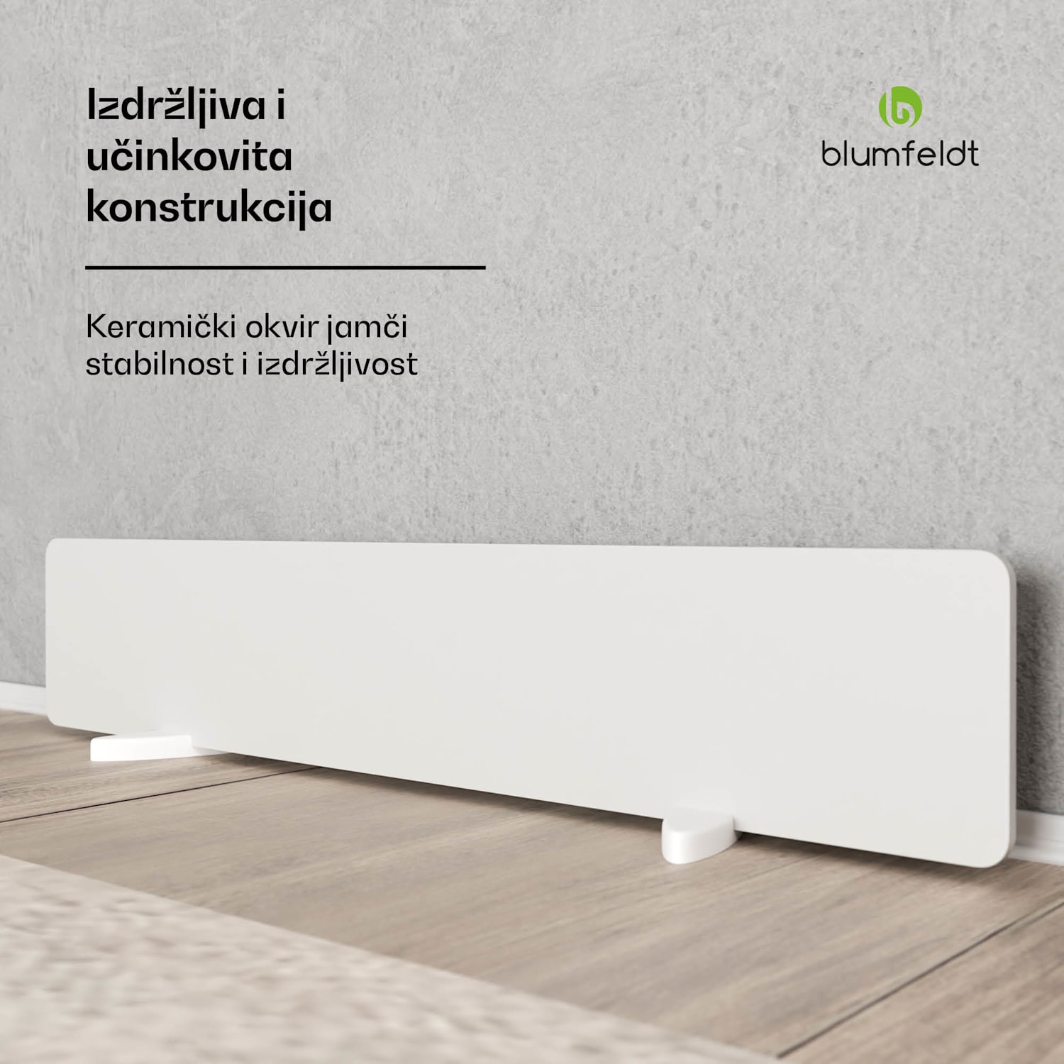 DryWave infracrveno zidno sušilo, 50-150 W, za sušenje boje i žbuke, montaža na zid 3 ploče