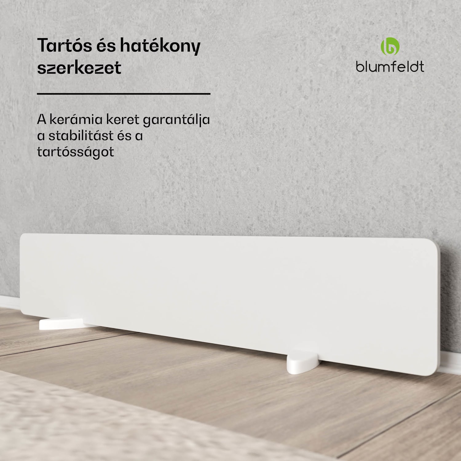 DryWave infravörös falszárító, 50-150 W, festéket és vakolatot szárít, falra szerelés is 3 panel