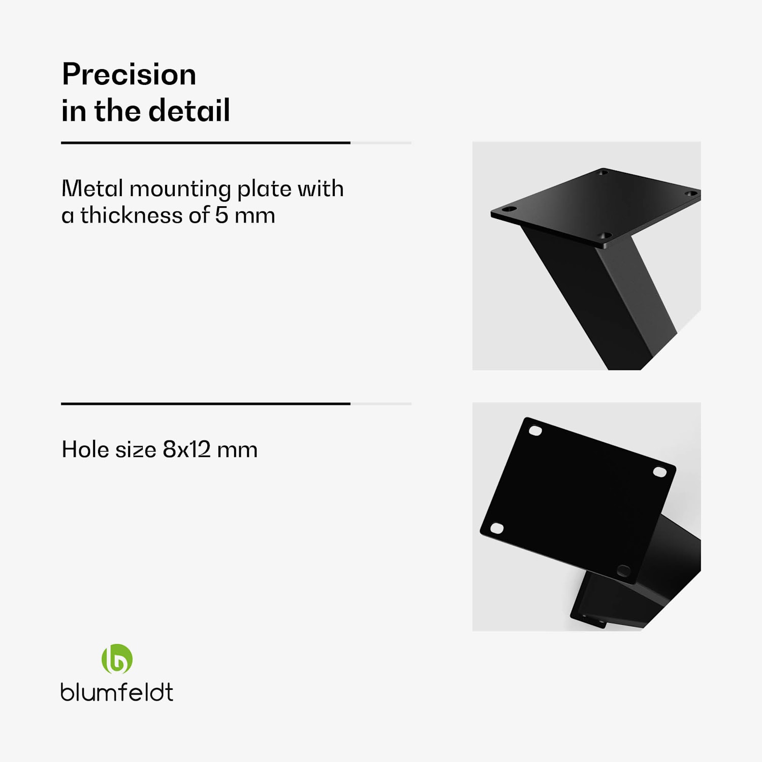 Pés de mesa UrbanFodge X | design moderno | para projectos DIY | capacidade de carga de 200 kg 50 x 71 x 12 cm