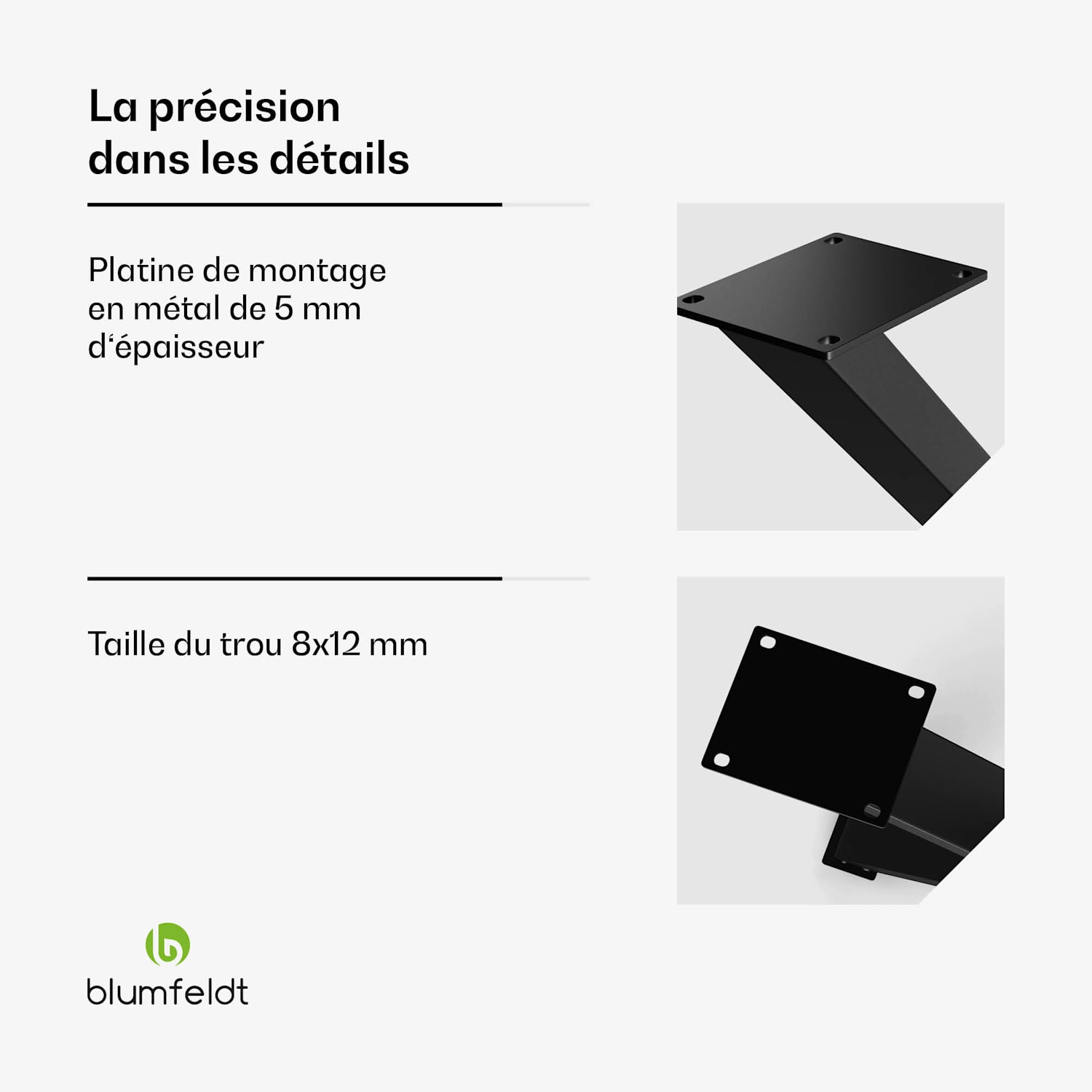 UrbanFodge X Pieds de table | Design moderne | pour les projets de bricolage | Capacité de charge de 200 kg 70 x 71 x 12 cm