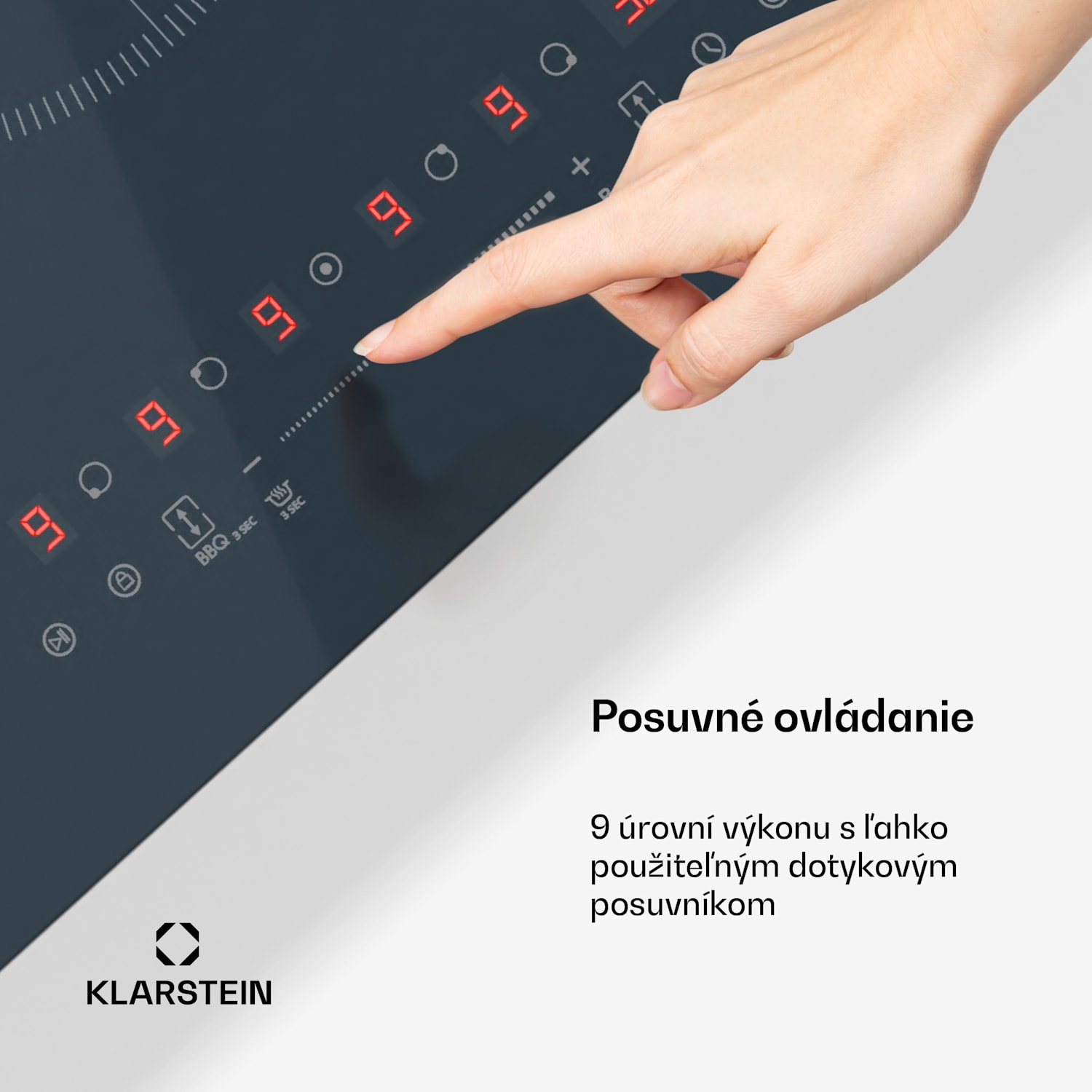 Delicatessa 90 Flex vstavaná indukčná varná doska, 9500 W, Flexi zóna, Booster, Indukcia Flex | 90 cm | Antracit