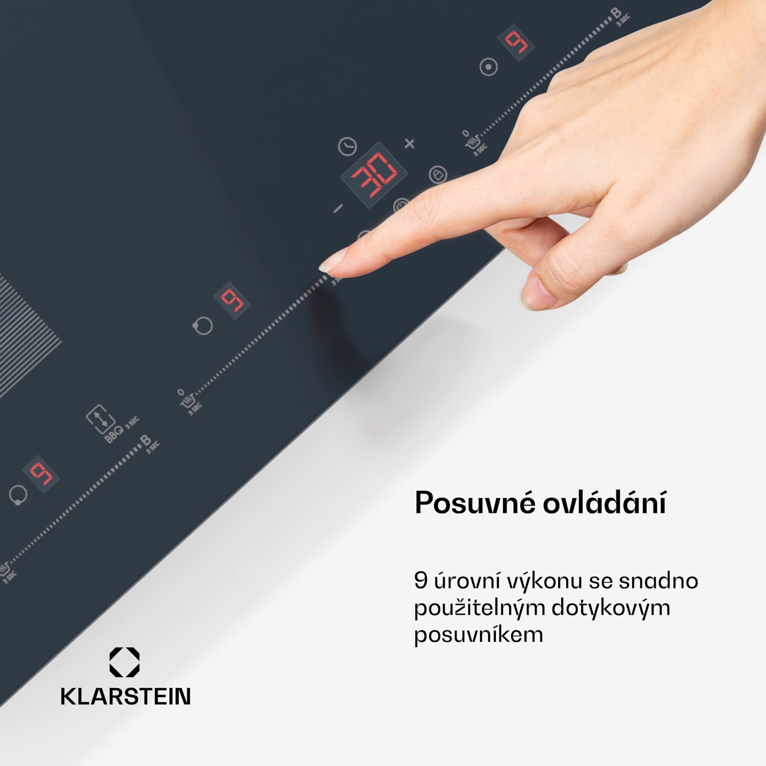 Delicatessa 77 Flex vestavná indukční varná deska, 7500 W, Flexi zóna, Booster, Indukce Flex | 77 cm | Antracit