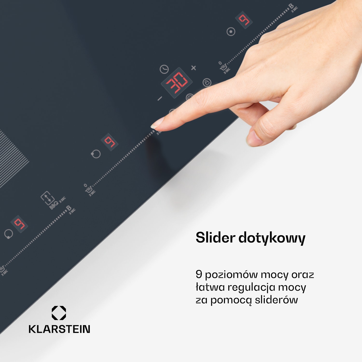 Delicatessa 77 Flex płyta indukcyjna do zabudowy, 7500 W, strefa Flexi, Booster, indukcja Flex | 77 cm | Antracyt