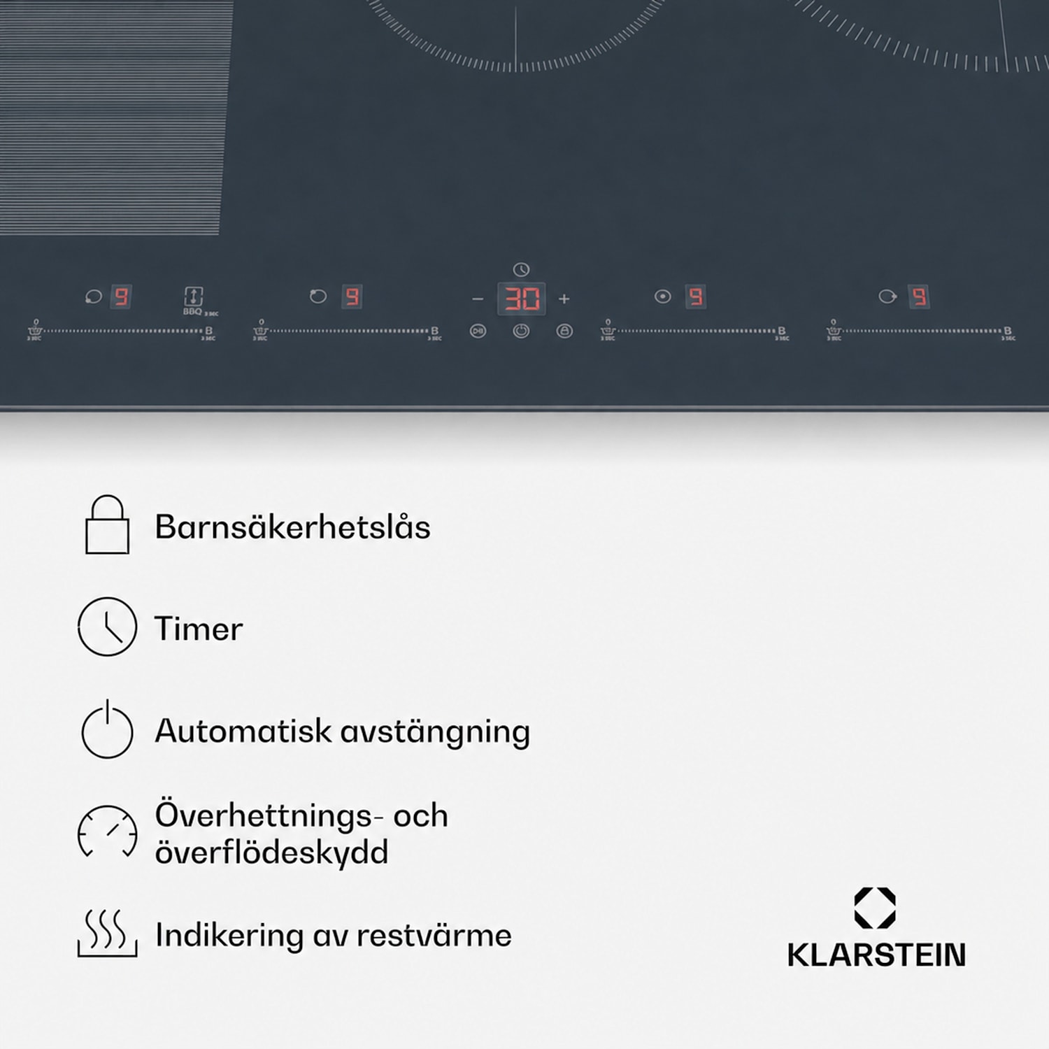 Delicatessa 77 Flex inbyggdshäll | 7500 W | Flexzone | Booster | induktion 77 cm | 1 Flexzon | Antracit