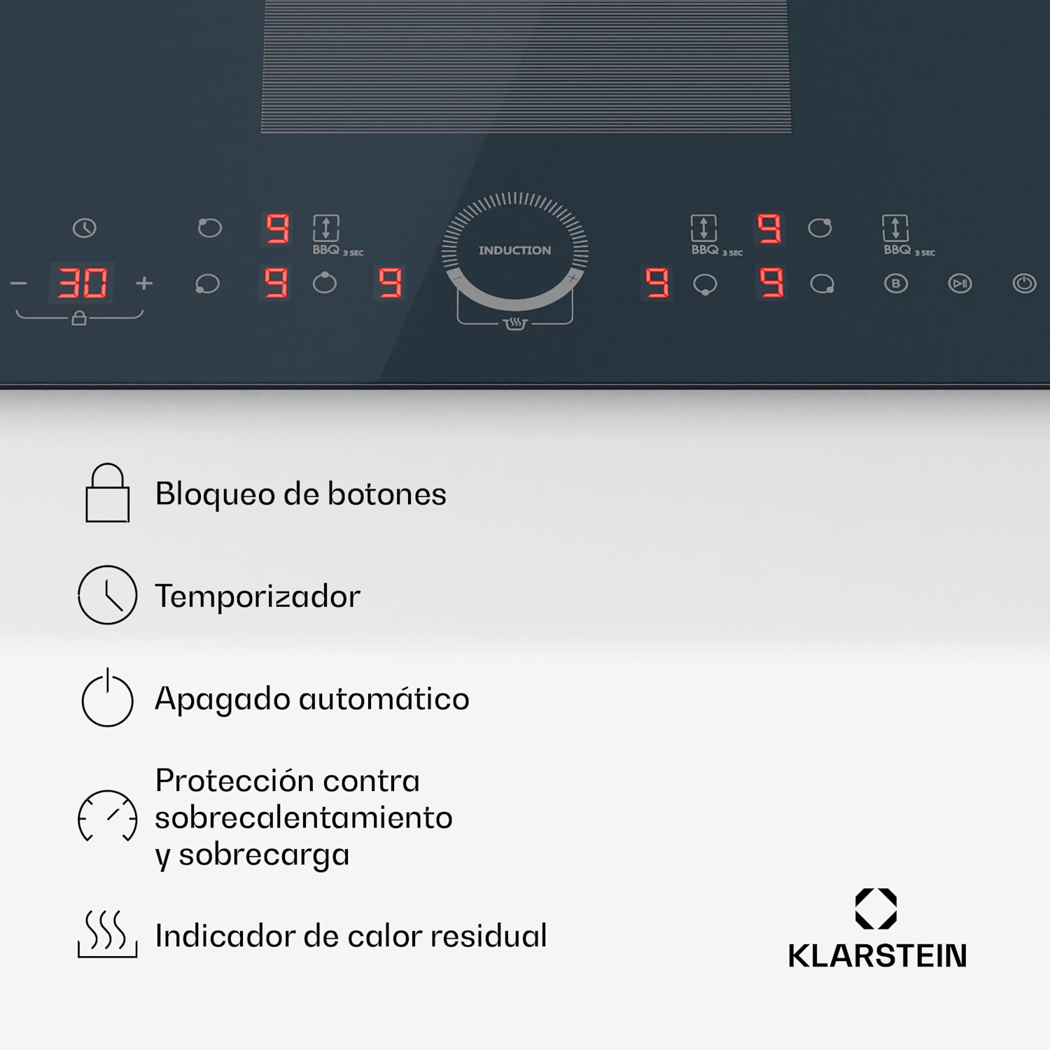 Delicatessa 90 Full Flex Einbaukochfeld | 7500 W | Flexzone | Booster | Induktion 