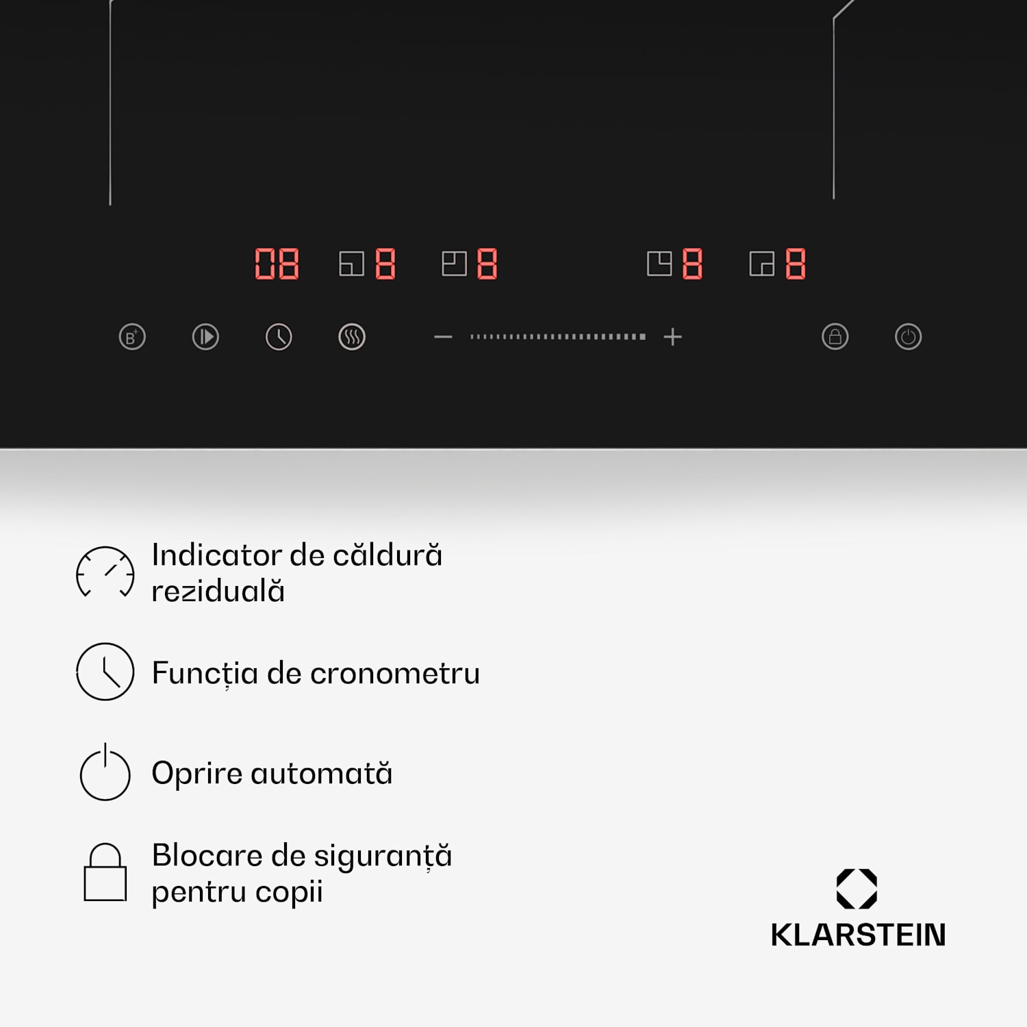 PowerGlide Plită cu inducție Negru