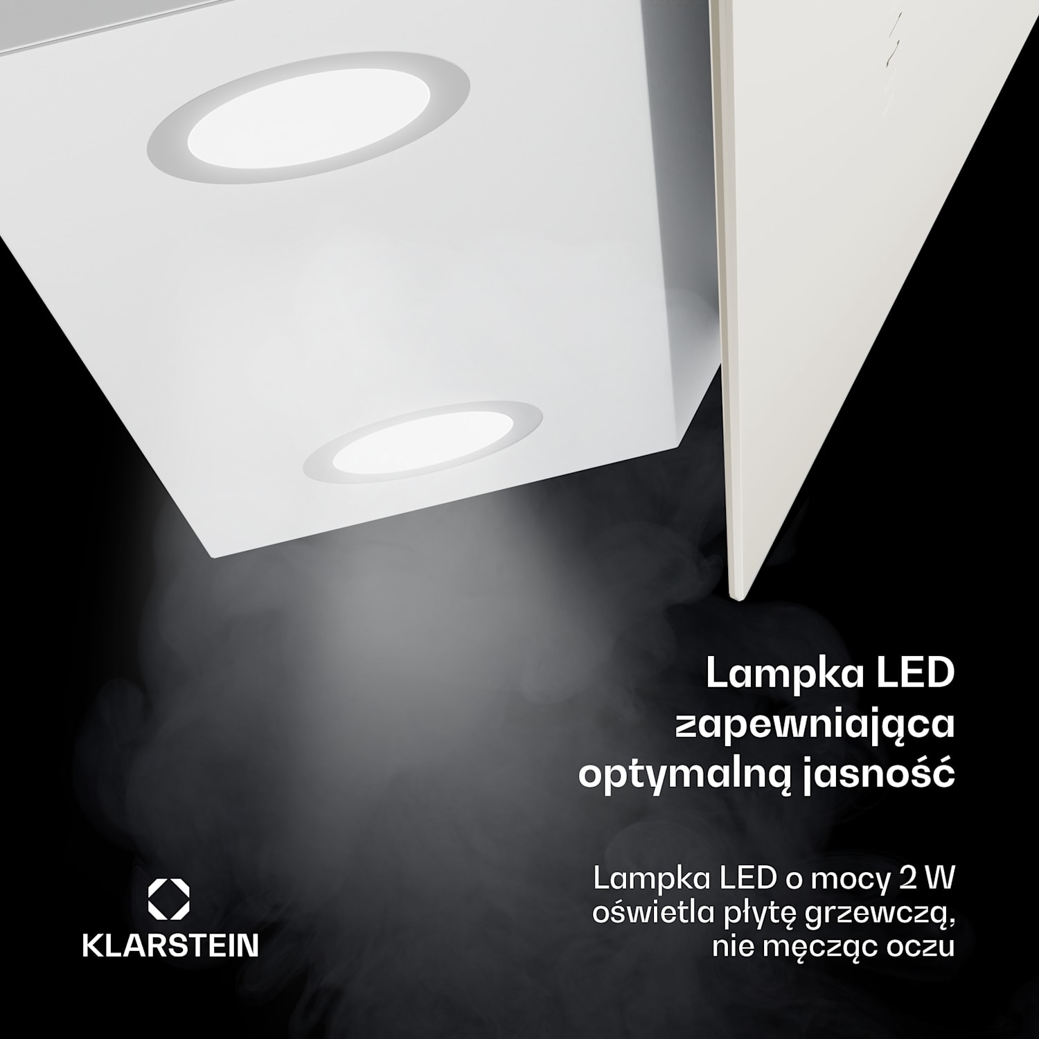 Alina okap kuchenny, 60 cm, 600 m³/h, cichy, klasa energetyczna A 60 cm | Biały