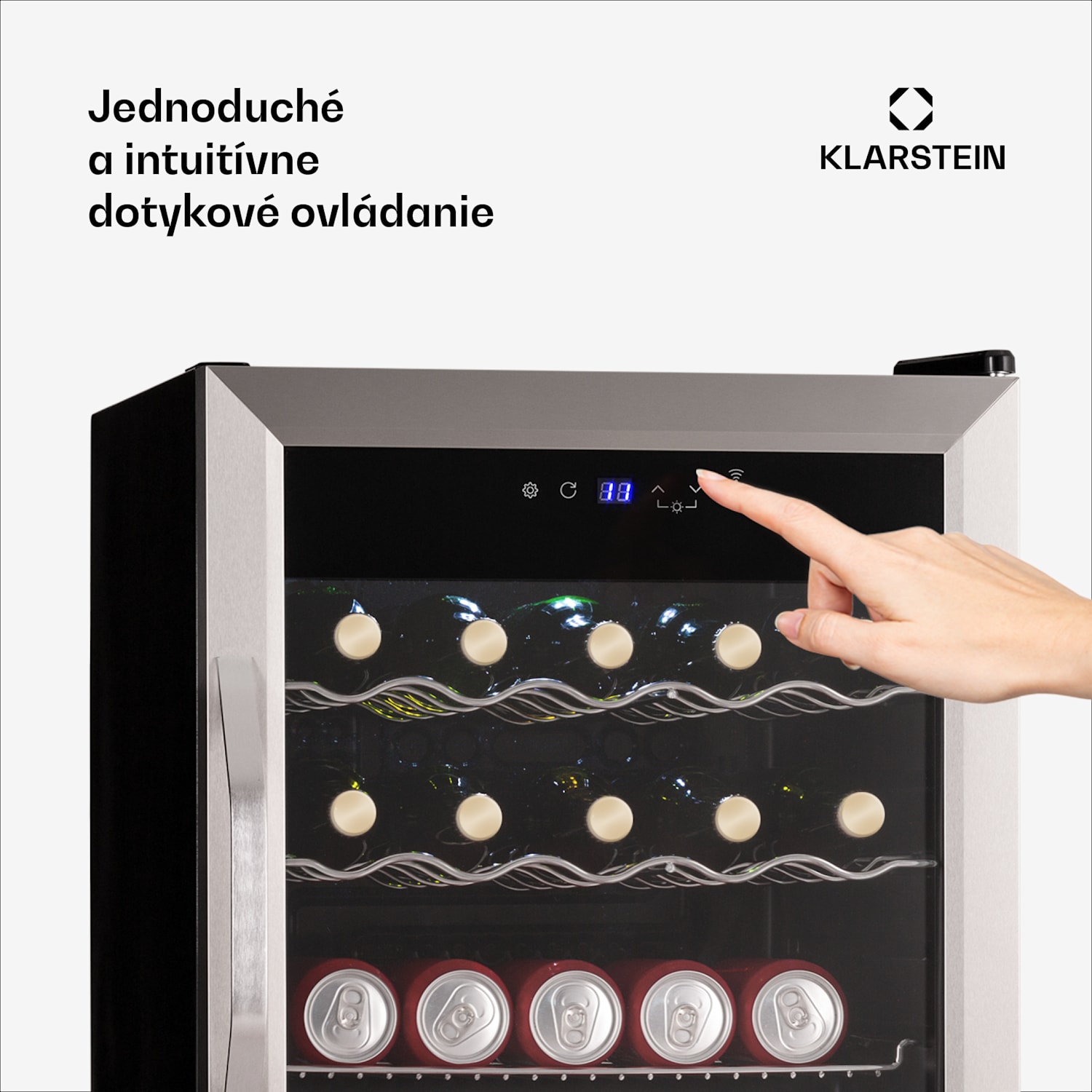 Coachella 65 Smart chladnička na nápoje, WiFi ovládanie, dizajn z nehrdzavejúcej ocele, 60 l 60 litrov | Nehrdzavejúca oceľ