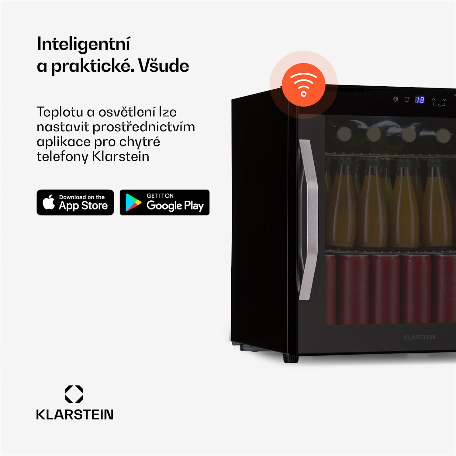 Coachella 50 Onyx Lednice na nápoje 47 litrů Funkce Wi-Fi podsvícení 50 litrů | Černá