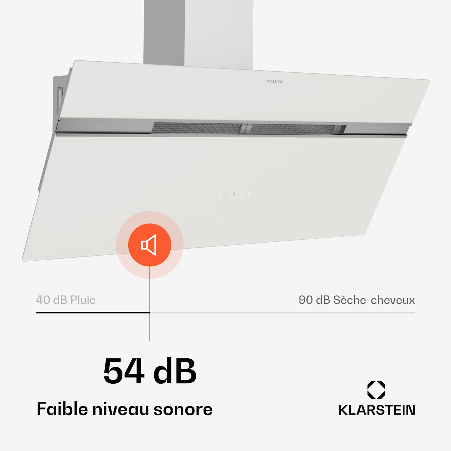 Alina afzuigkap | 90 cm |615 m³/h | stil | EEK A 