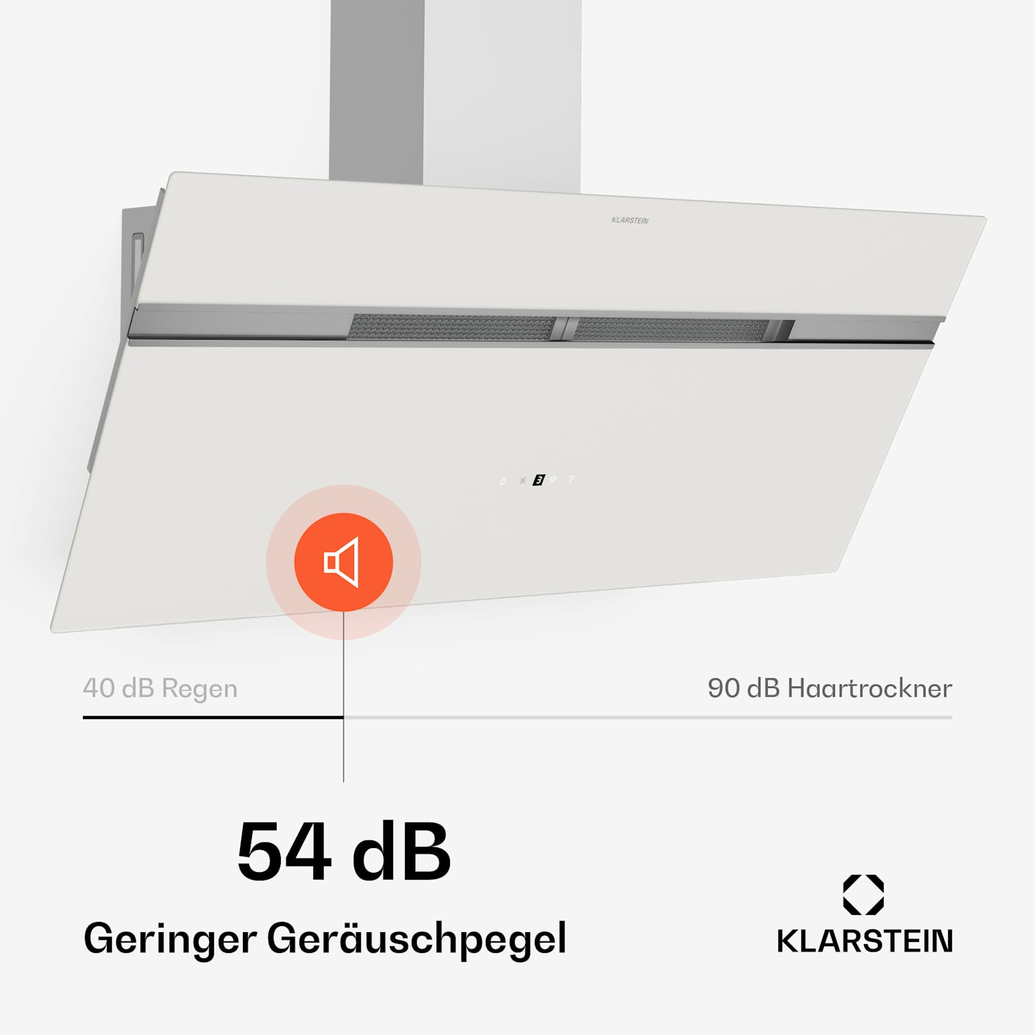 Alina - Cappa aspirante | 90 cm | Smart | 615 m³/ora | Silenziosa | Classe energetica A 