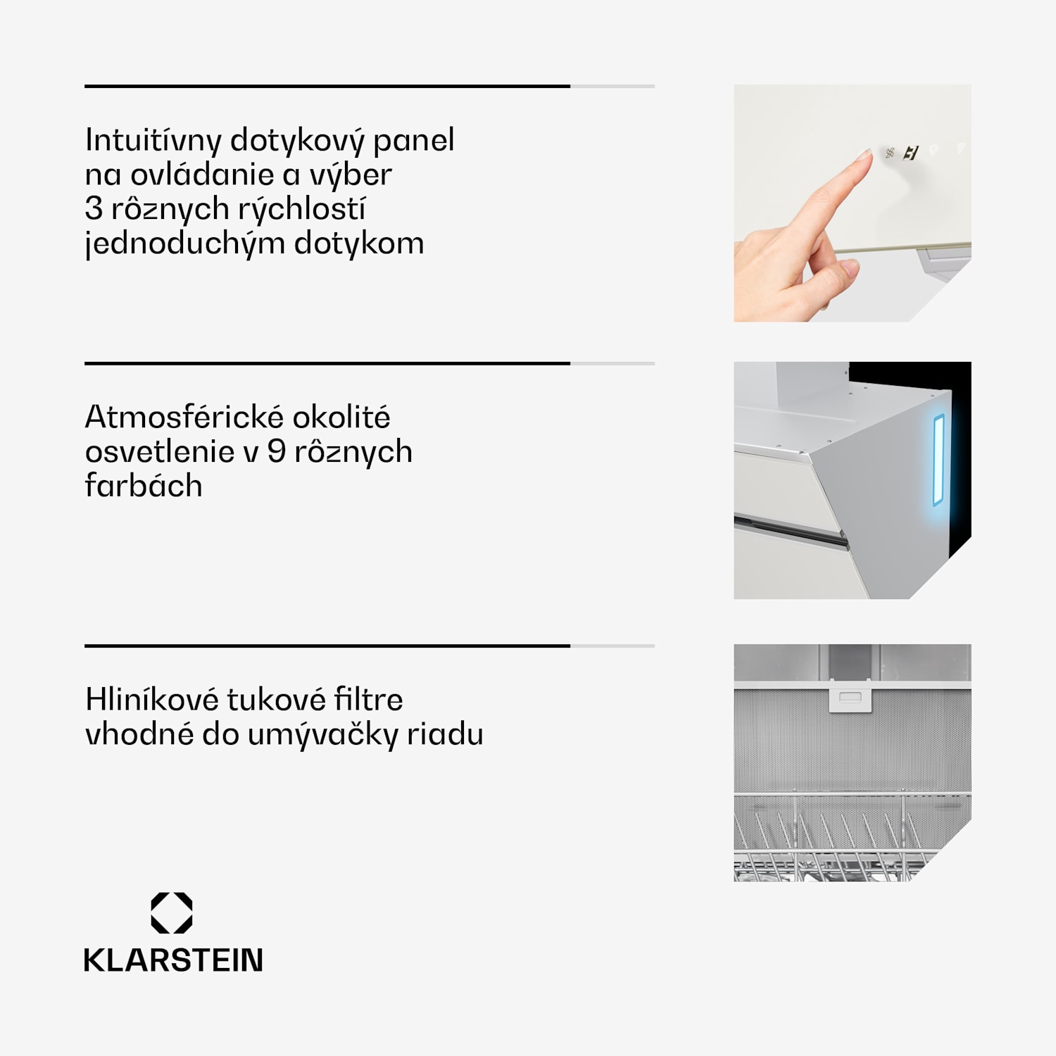 Alina digestor, 60 cm, 680 m³/h, Tichý, EEK A++ 