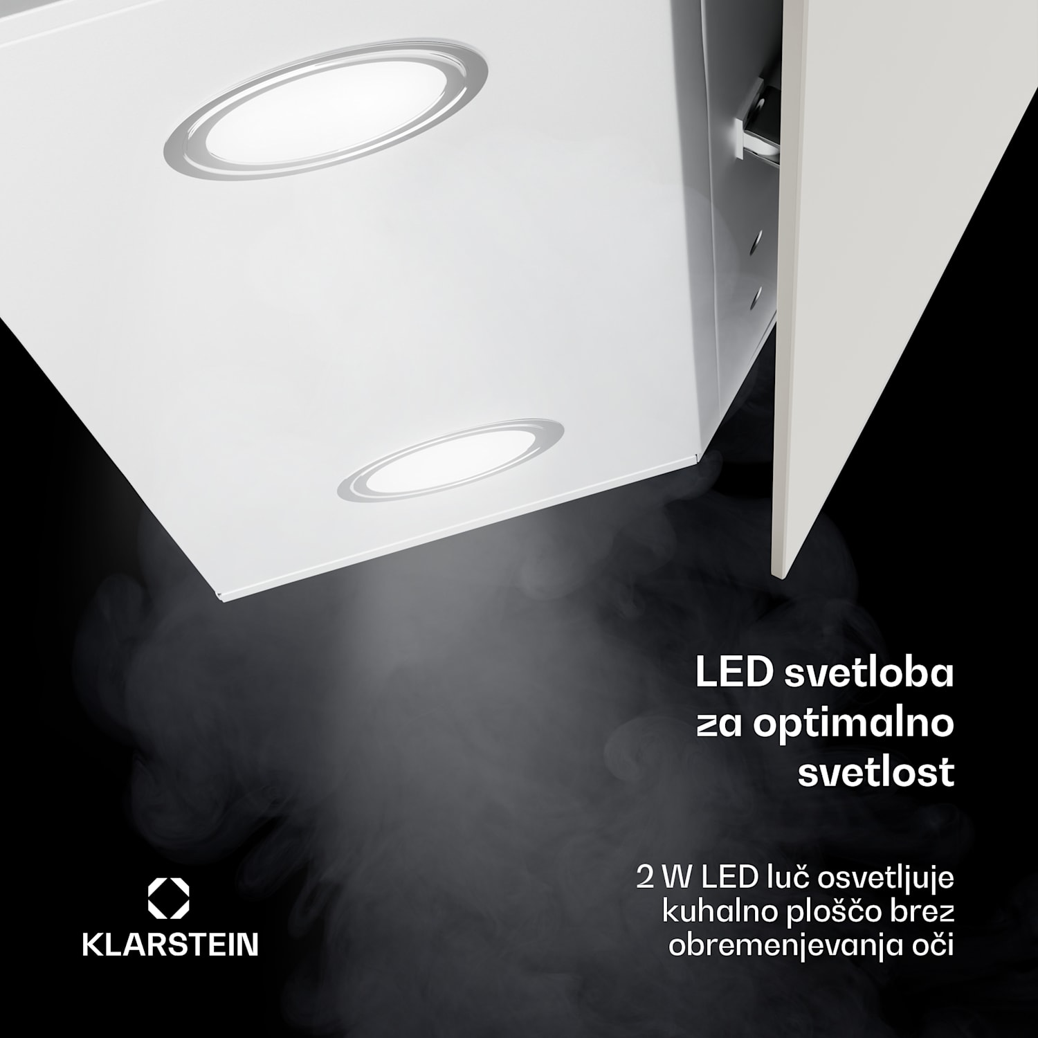 Alina napa za odvod dima | 60 cm | 680 m³/h | Tiha | EEK A++ 