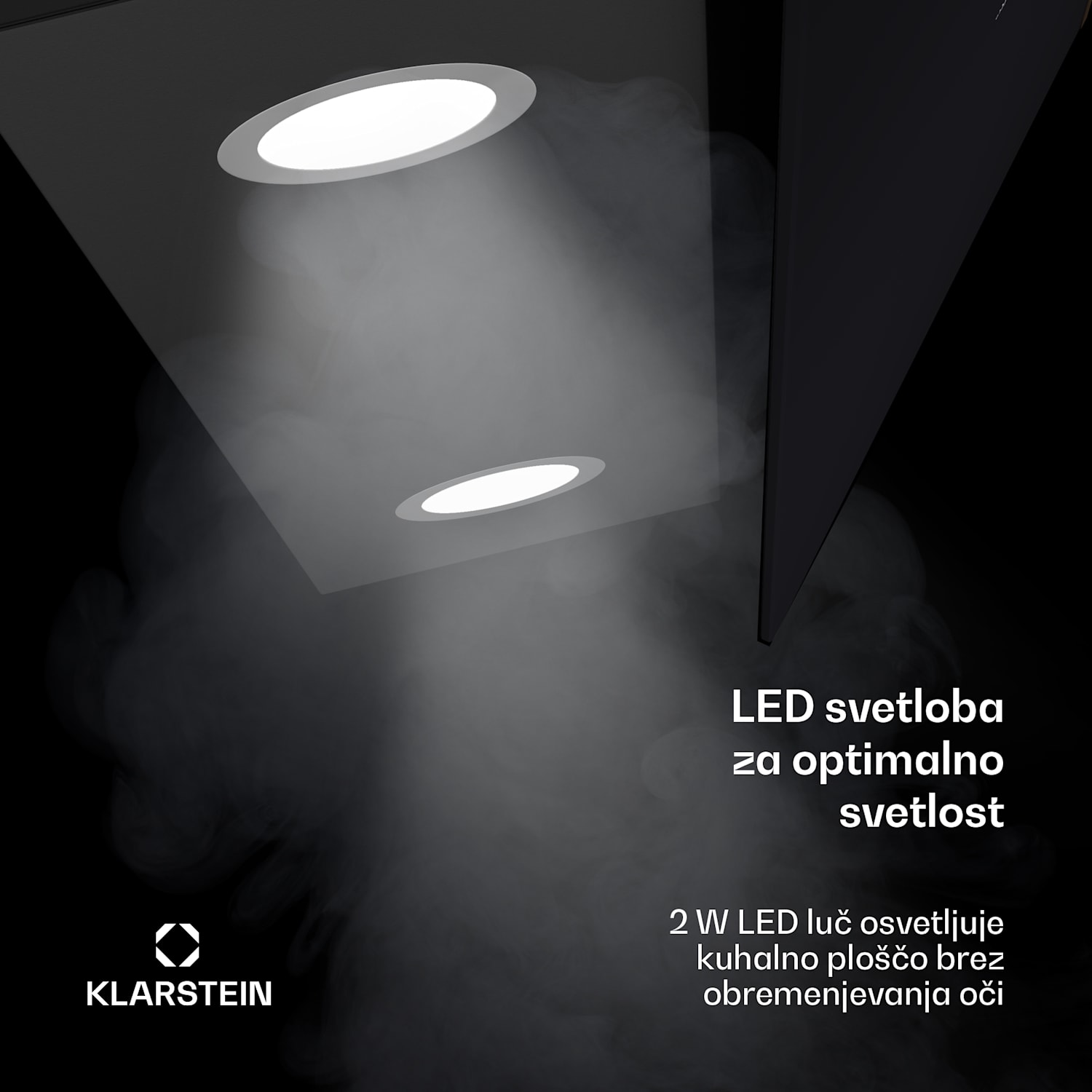 Alina napa za odvod dima, 90 cm, 690 m³/h, Tiha, EEK A++ 