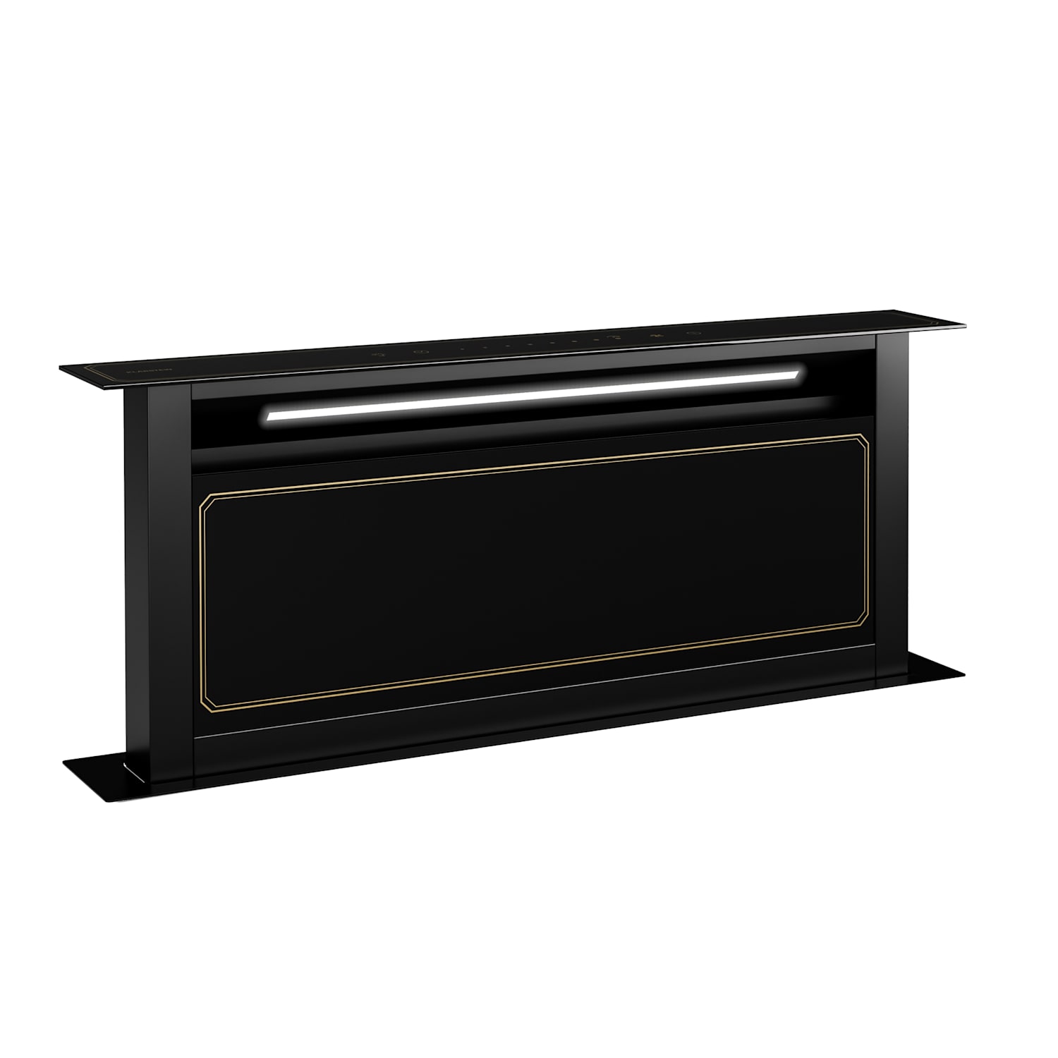 Campana extractora Victoria | 90 cm | A++ | 8 niveles + boost | hasta 714 m³/h | 120 W 90 cm | Negro