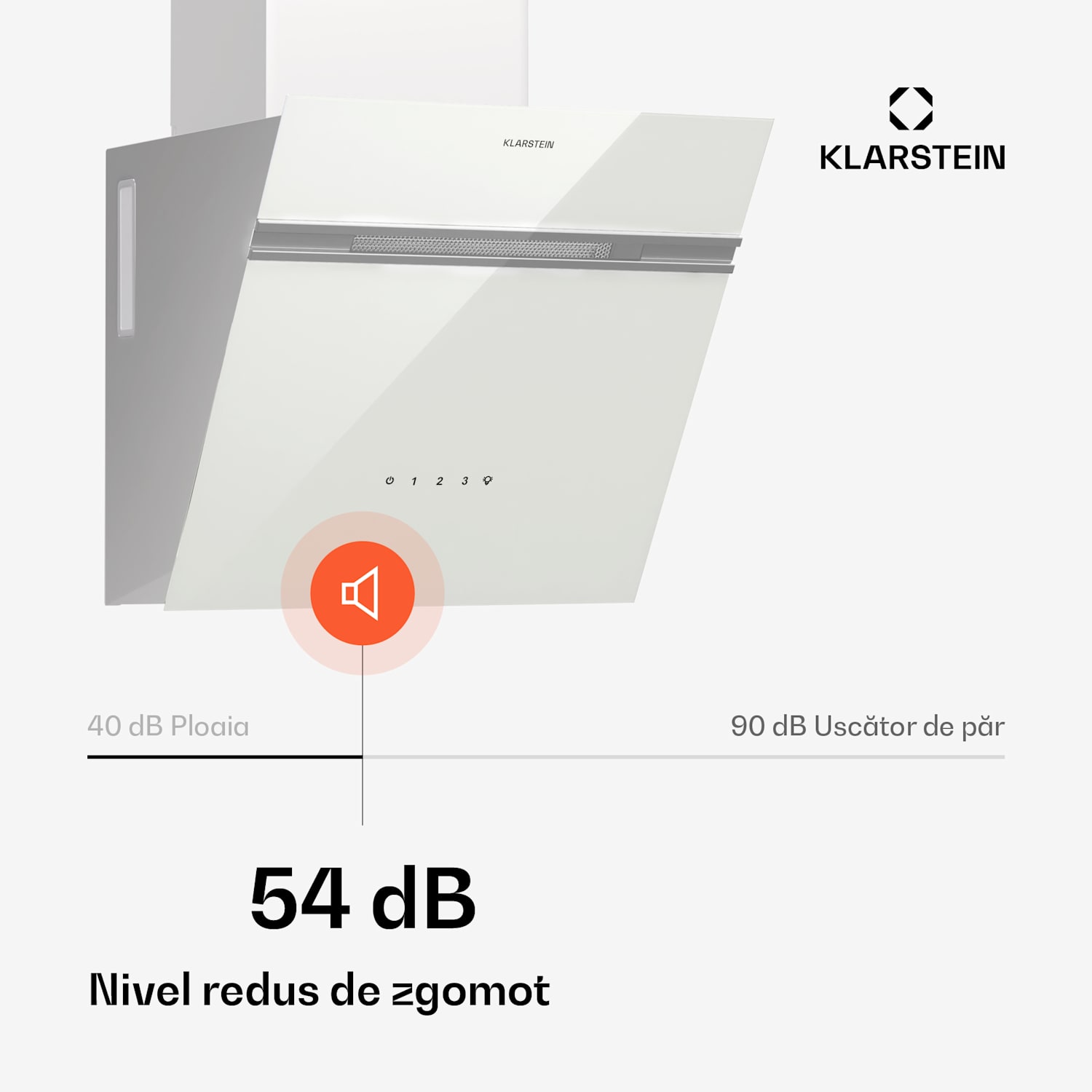 Alina hotă de extracție, 40 cm, 570 m³/h, Silent, EEC A 