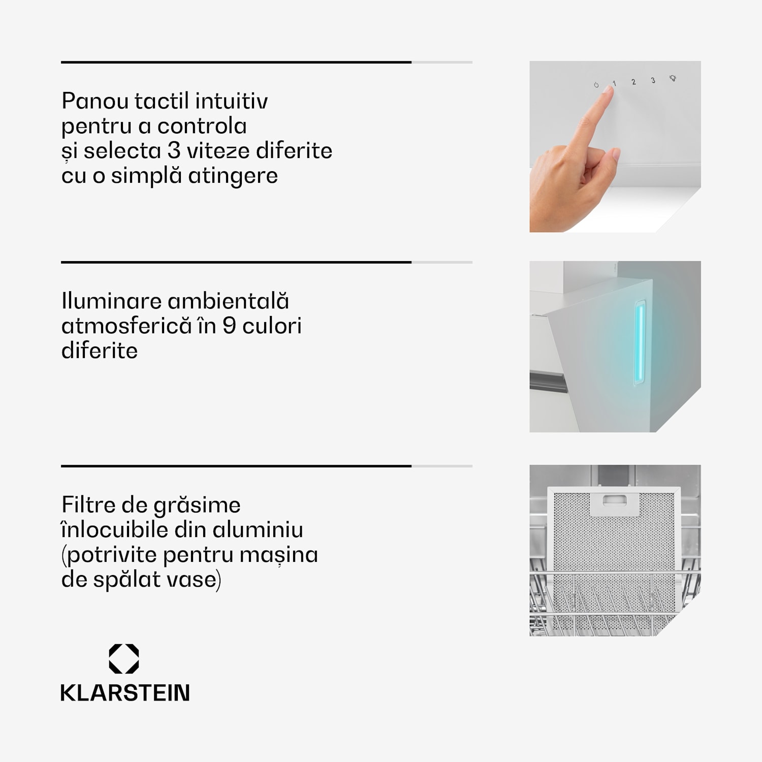 Alina hotă de extracție, 40 cm, 570 m³/h, Silent, EEC A 