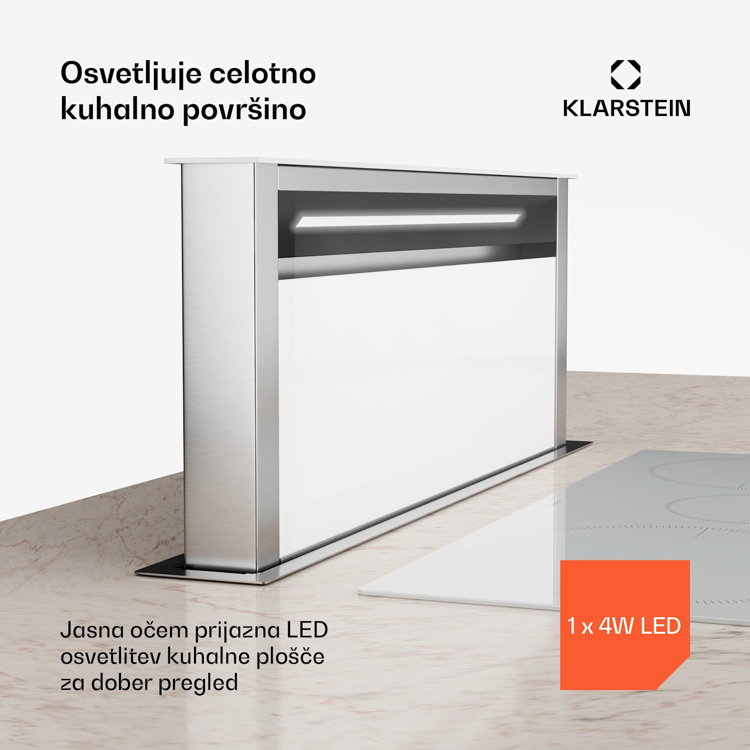 Napa Royal Flush Eco, Izvlečna, 714 m³/h, Boost, Upravljanje na dotik, EEK A++ 