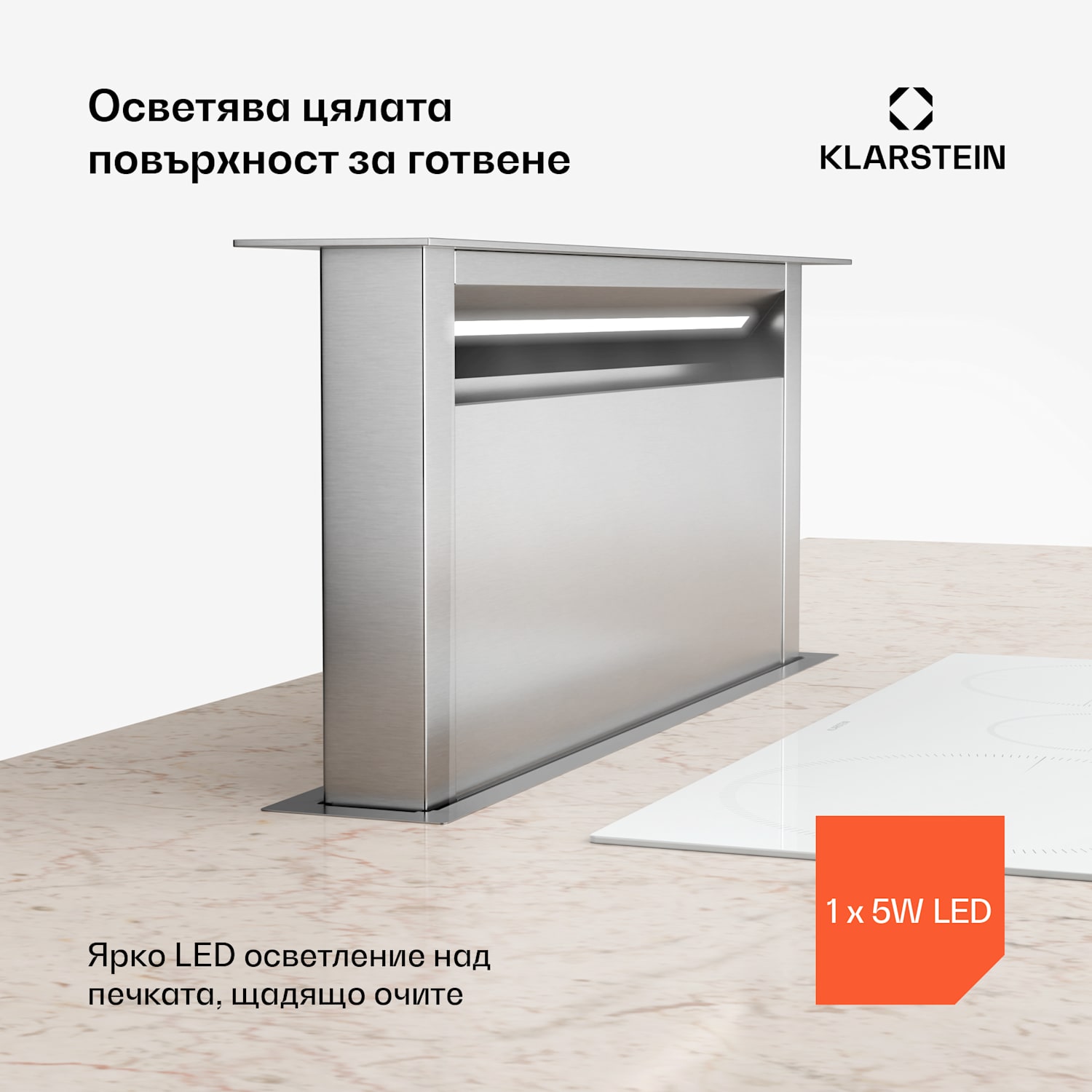 Аспиратор Royal Flush Eco, Разтегателен, 714 m³/h, Boost, Сензорно управление, EEK A+++ 