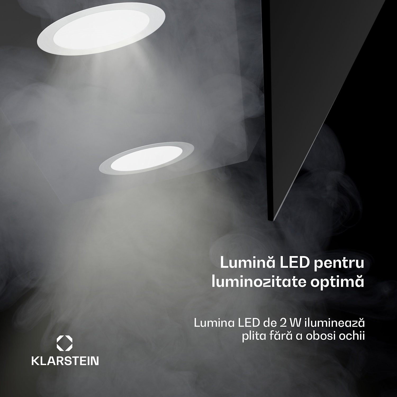 Hota Alina, EEK A, Touch, Iluminare cu LED-uri, Extracție/recirculare, 615 m³/h 