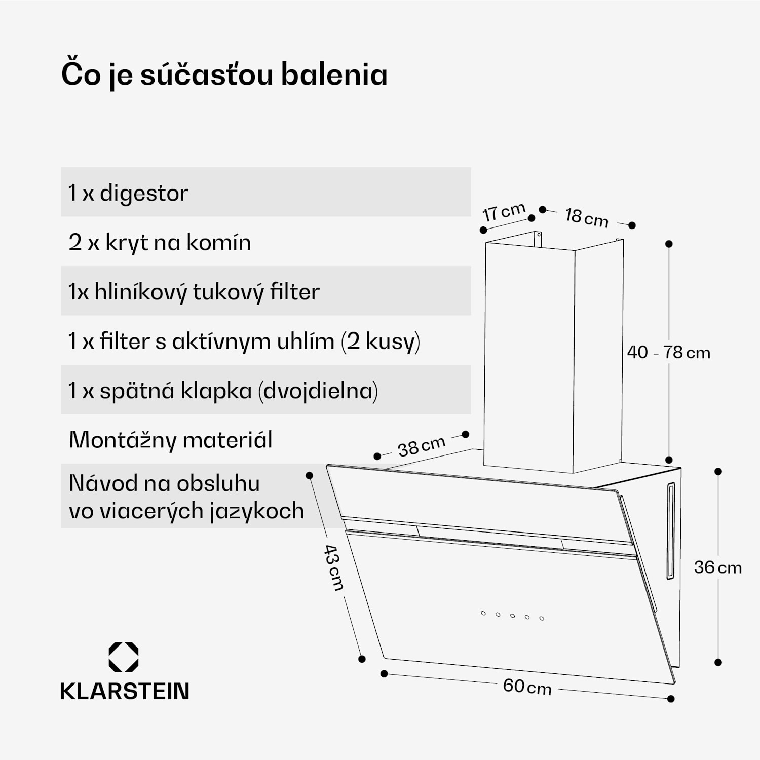 Alina digestor, EEK A, Dotykový, LED osvetlenie, Odsávanie/recirkulácia, 600 m³/h 60 cm | Biela / Starožitná zlatá metalíza