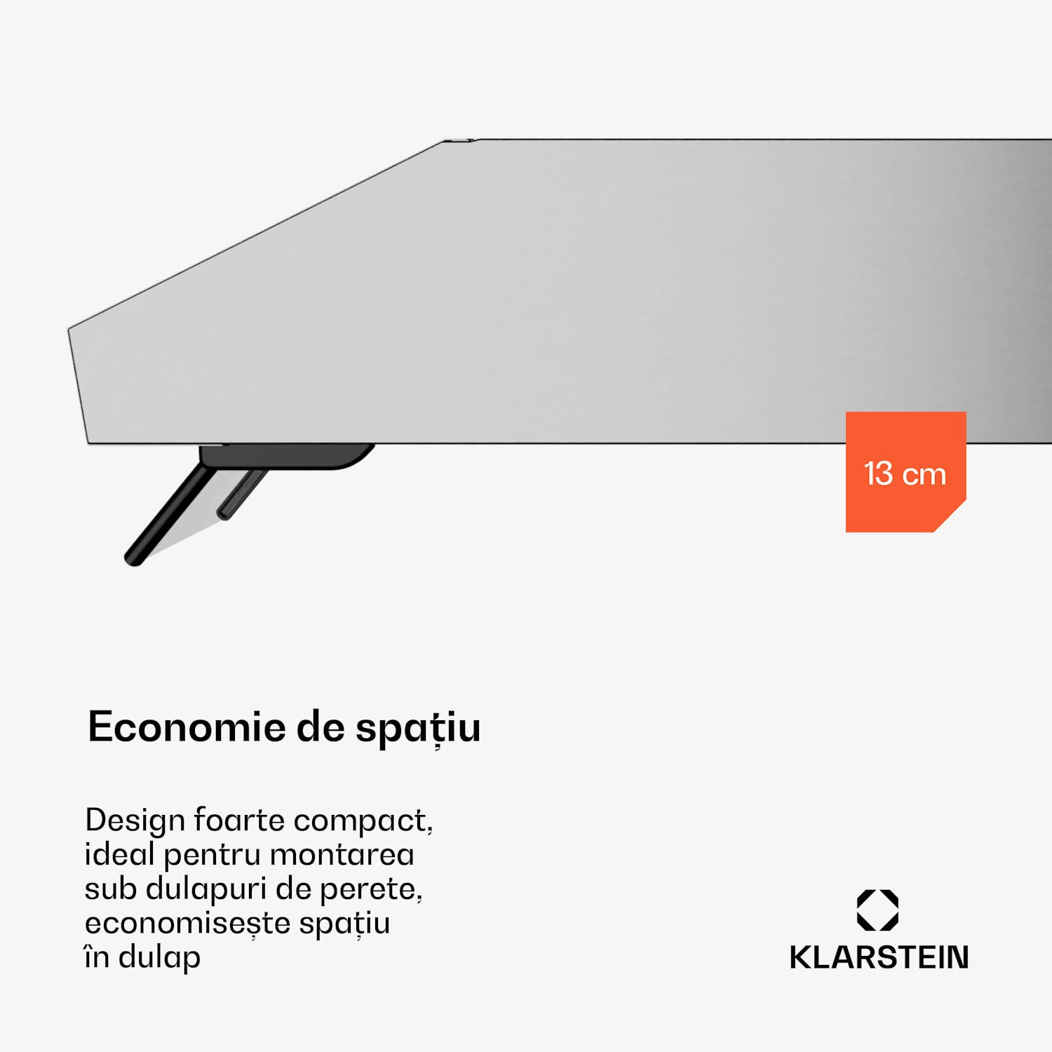 Hota Purista Force, Compact, 384,8 m³/h, EEK C, Tehnologie cu două motoare 60 cm | Oțel inoxidabil