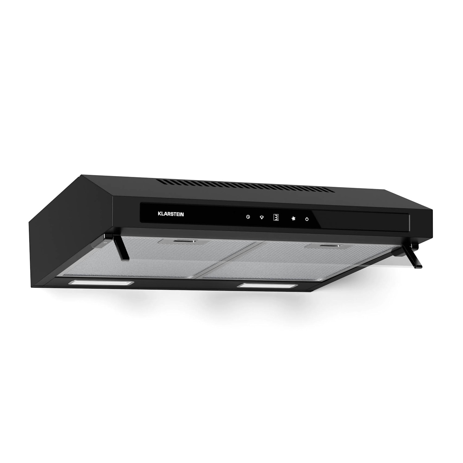 Purista Force campana extractora compacta | 343 m³/h | EEK C | Tecnología de doble motor Negro