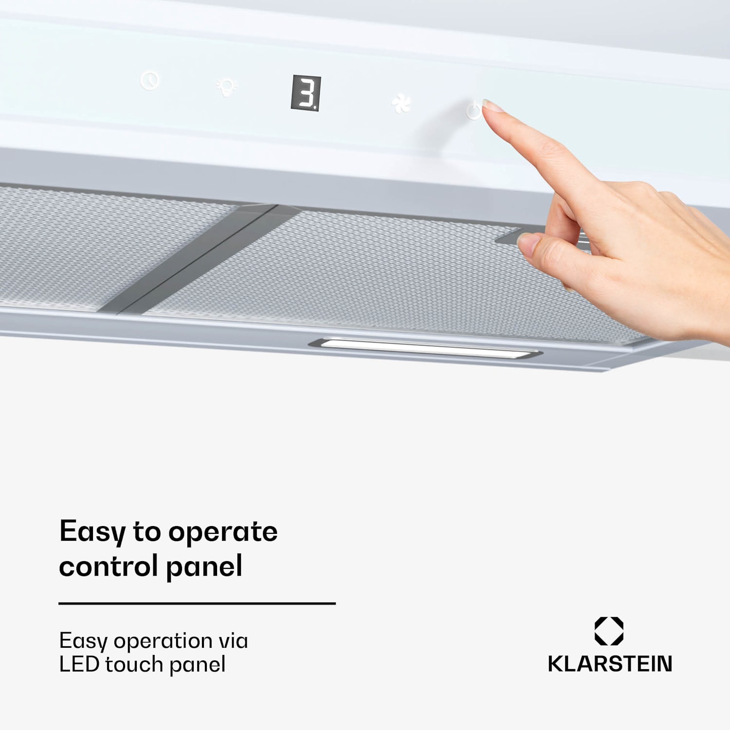 Purista Force afzuigkap | compact | 384,8 m³/h | EEK C | dubbele motortechnologie 