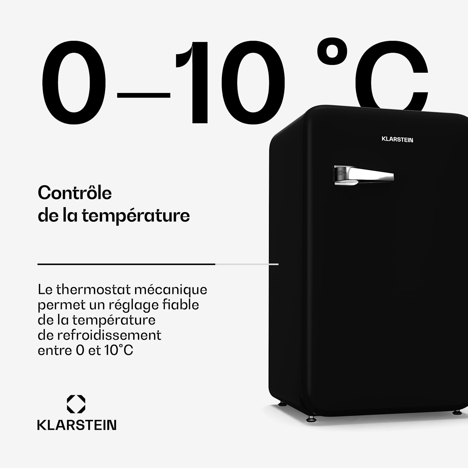 Audrey Evo koelkast | 112L | retro design | stil | compact | 3 kleuren 