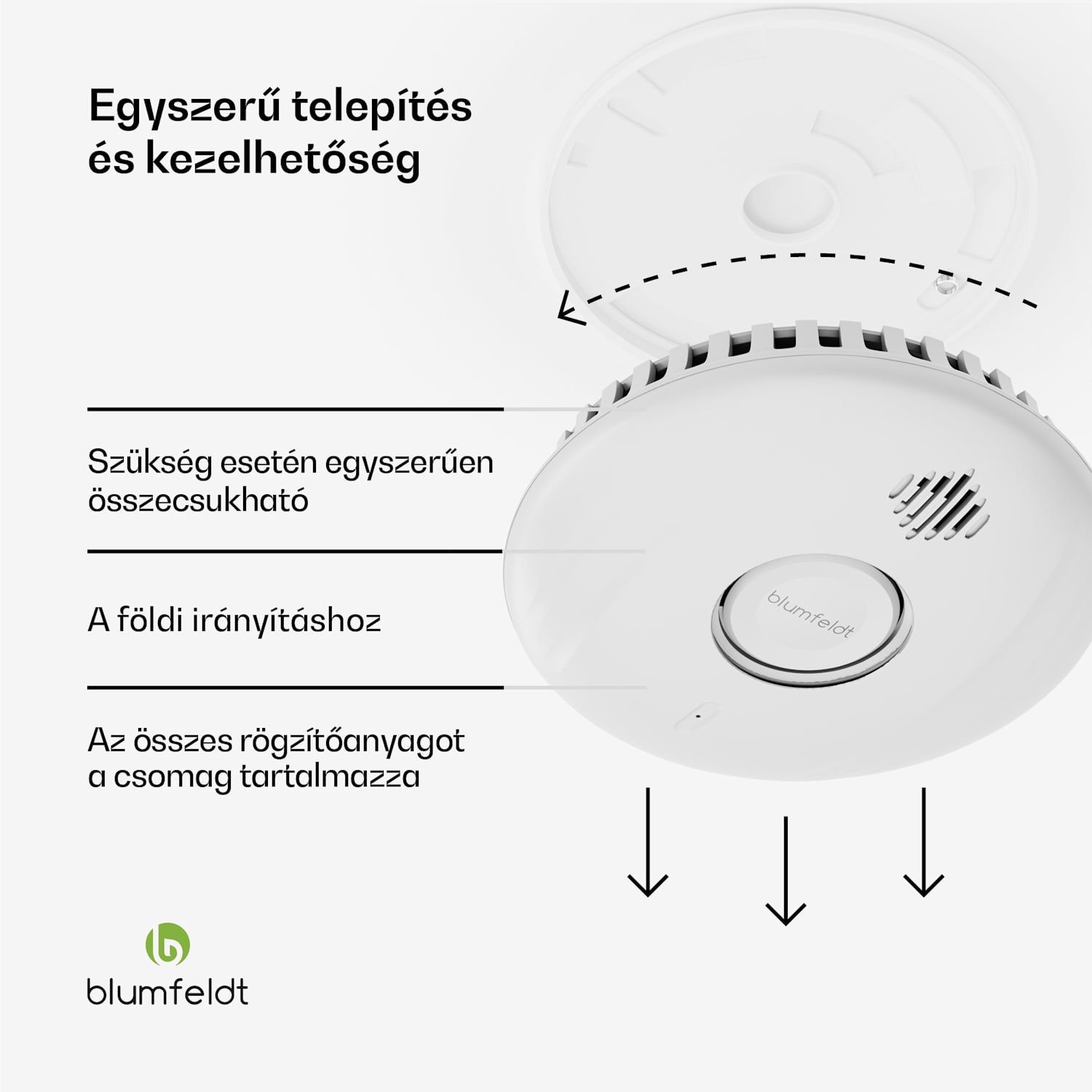 SmartVigil Connect WiFi füstérzékelő, 6 db-os készlet, 3 éves akkumulátor, vezérlés alkalmazás segítségével 6er-Set