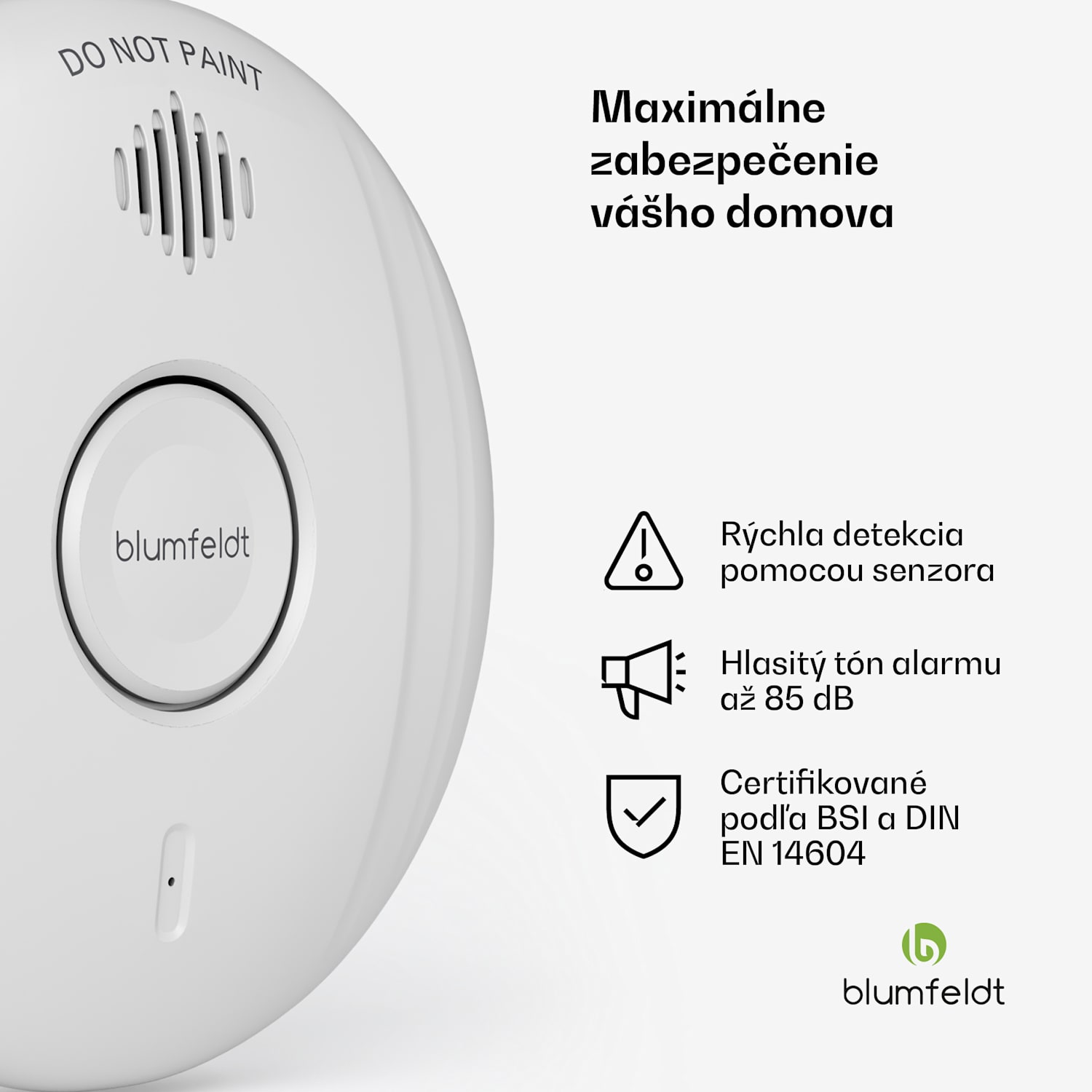 SmartVigil Connect WiFi detektor dymu, Sada 6 ks, 3-ročná batéria, ovládanie pomocou aplikácie, bez vŕtania Sada 6 kusov