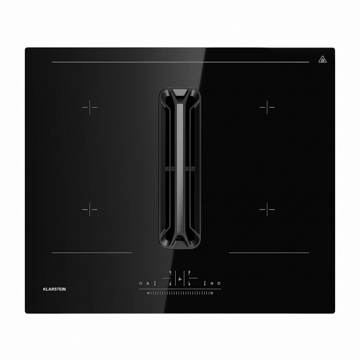 AirJet BasicHybrid 60cm Επαγωγική Εστία με Απορρόφηση Μαύρη 60 cm | AirJet | Črna