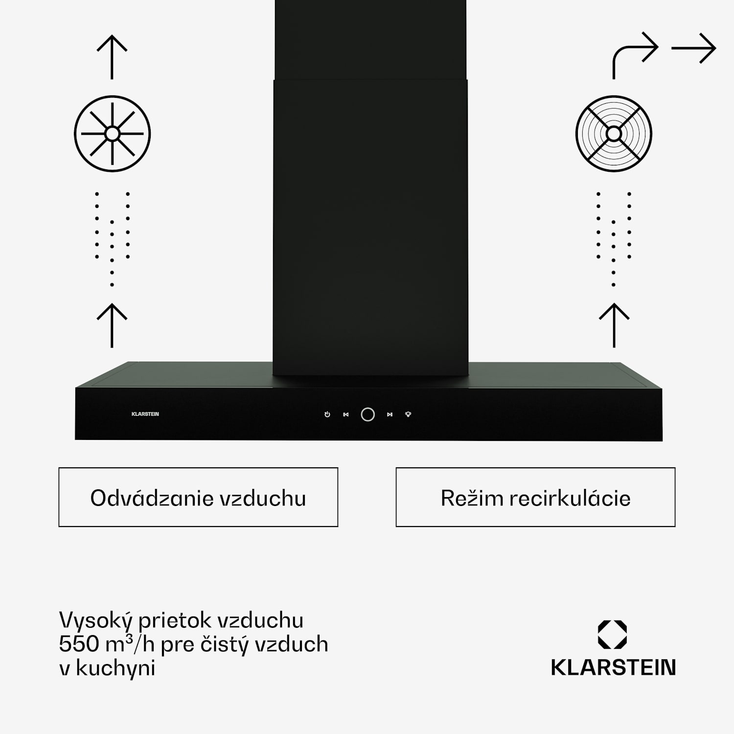 SmartEdge digestor, WiFi, tichý, výkonný, LED, 550 m³/h, EEK A+ 